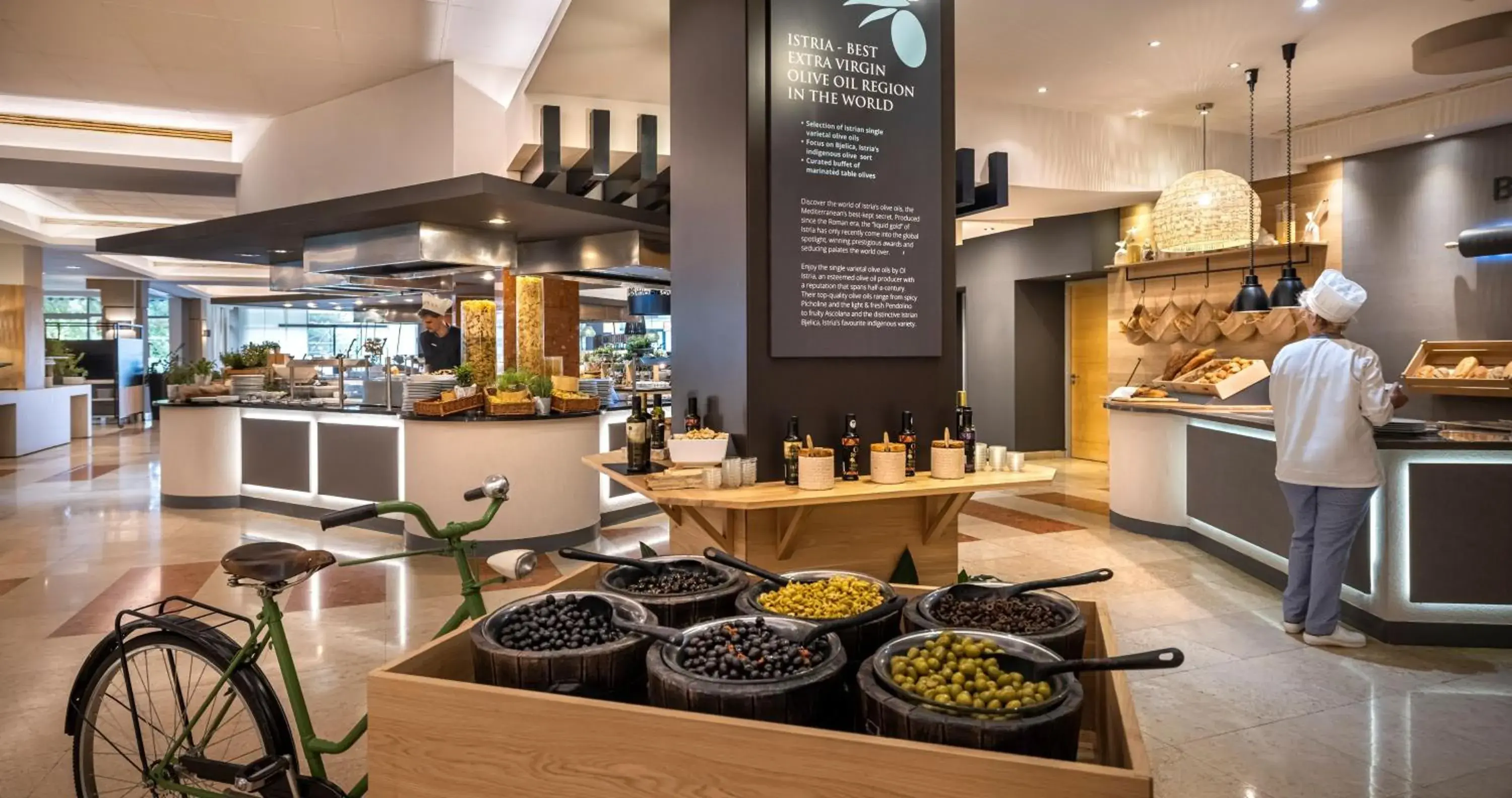 Buffet breakfast in Valamar Diamant Hotel Buffet breakfast in Valamar Diamant Hotel