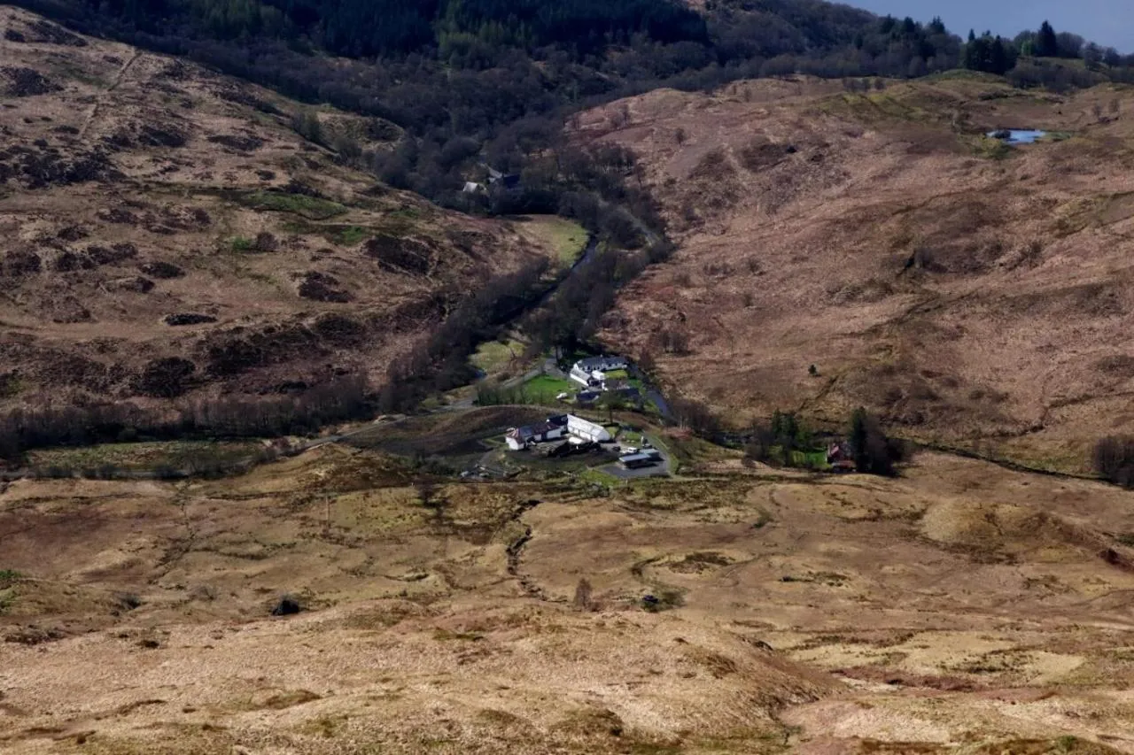Bird's eye view in Garrison Farm with Hot Tub