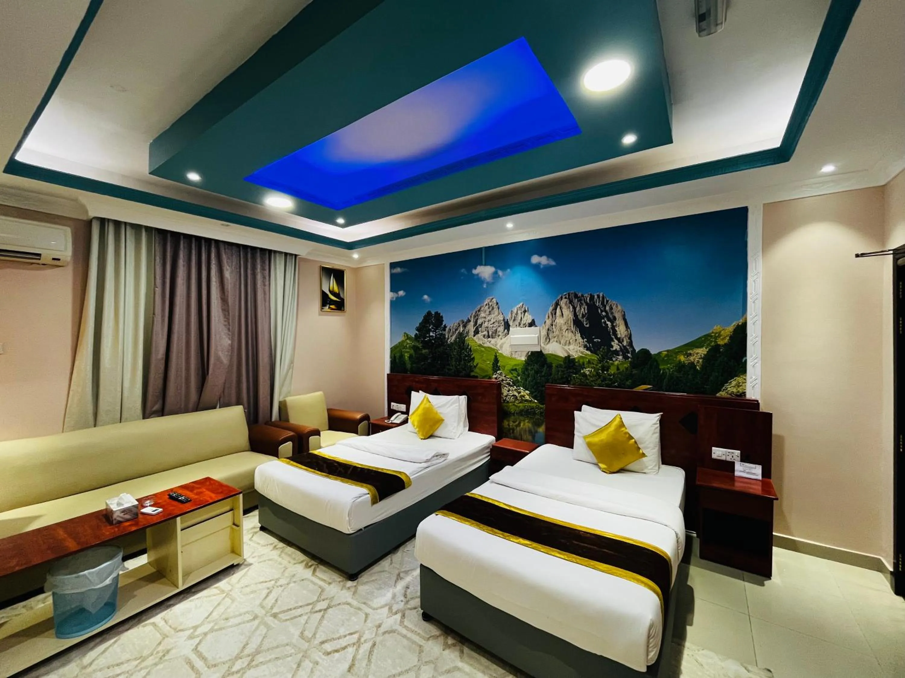 Bed in Al Nakheel Hotel Apartments