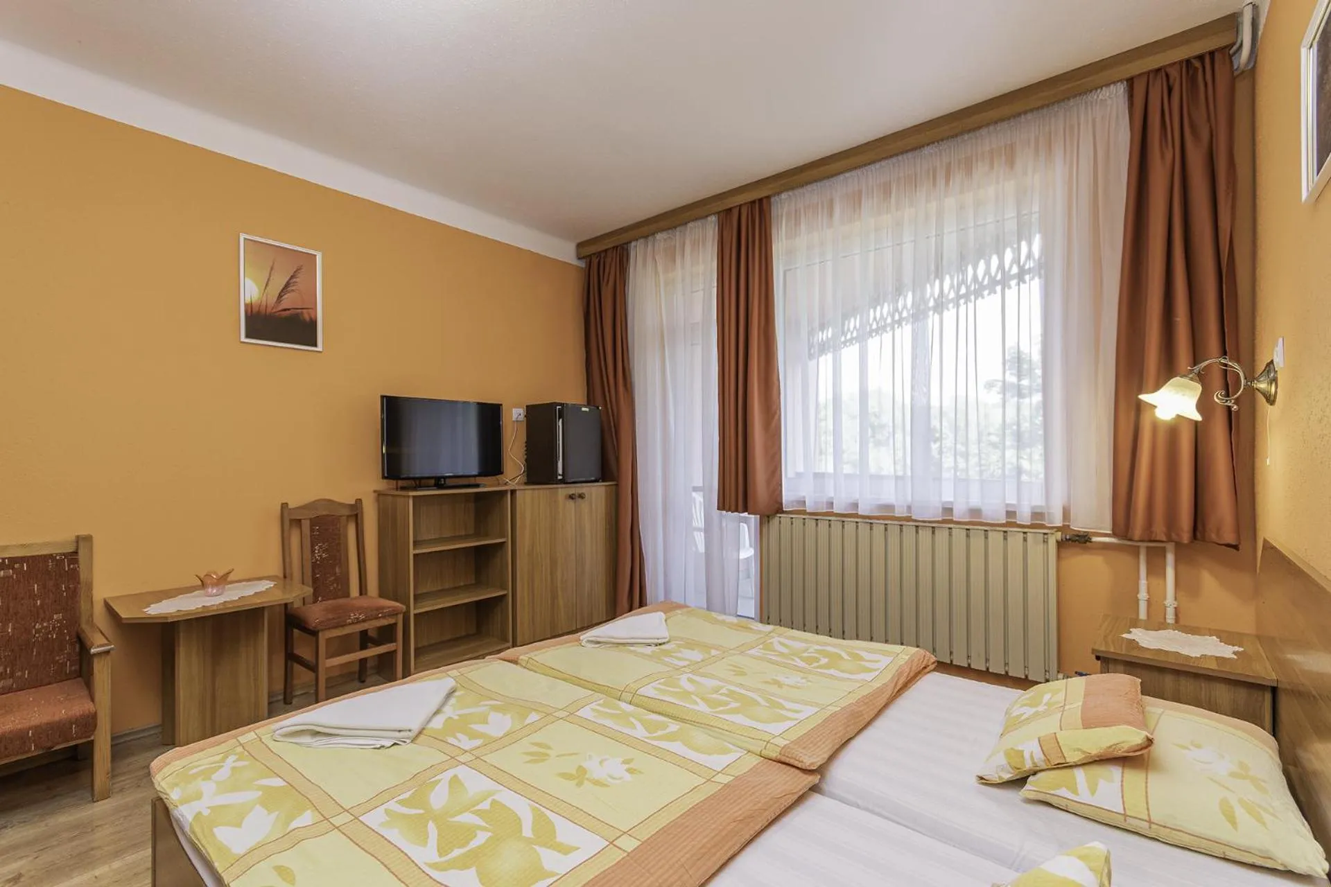 Bed in Hableány Hotel