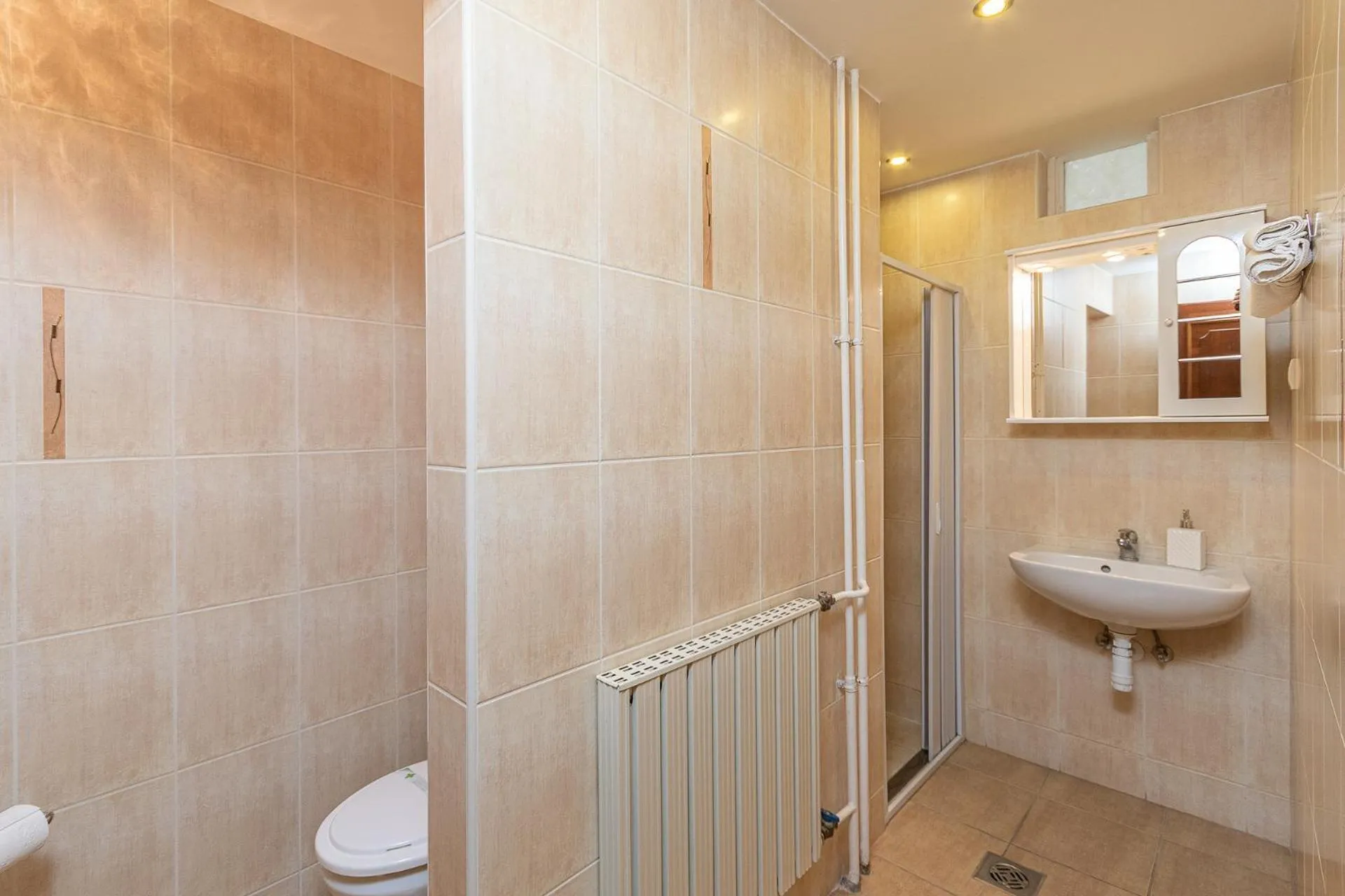 Bathroom in Hableány Hotel