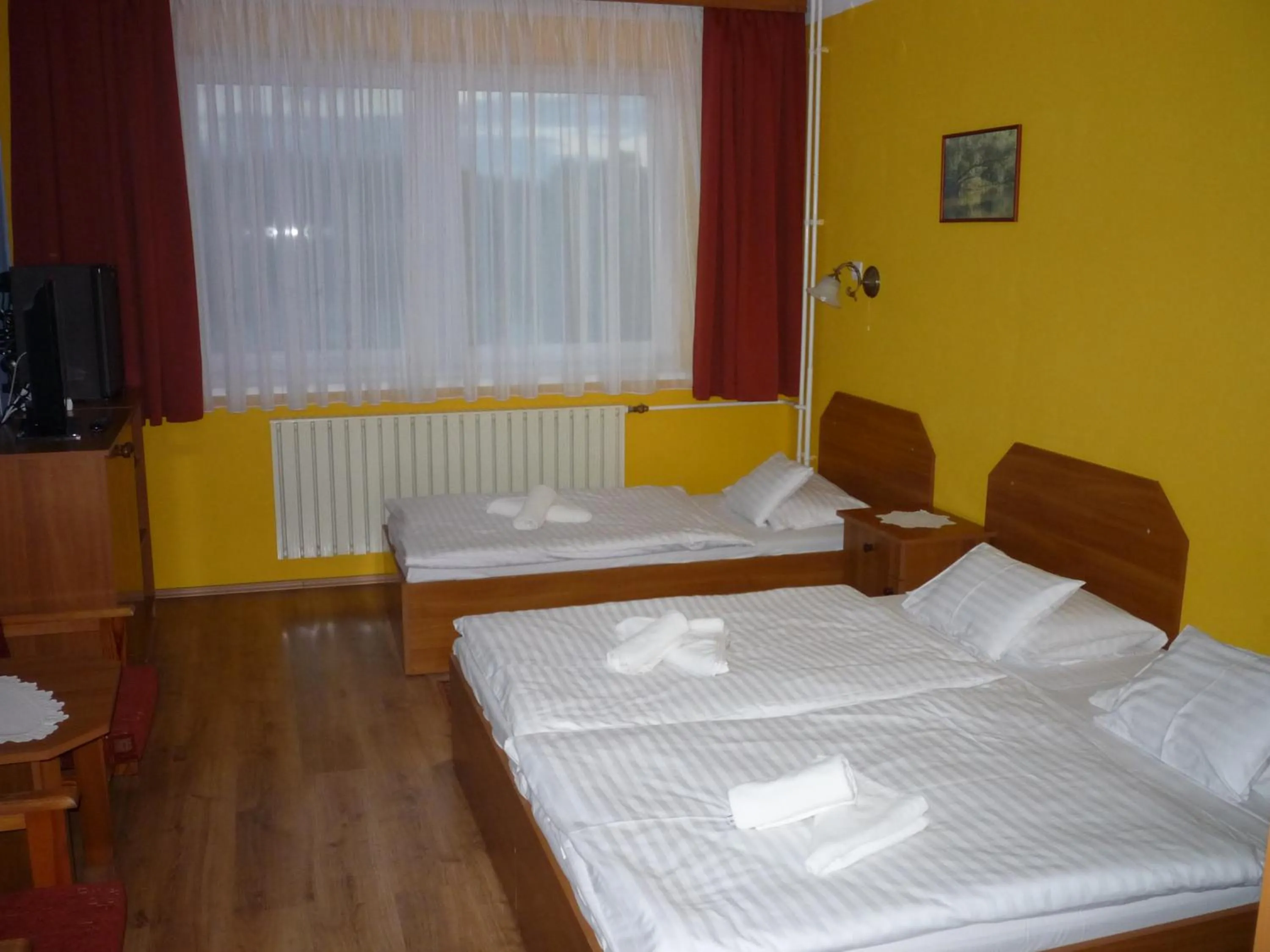 Bed in Hableány Hotel