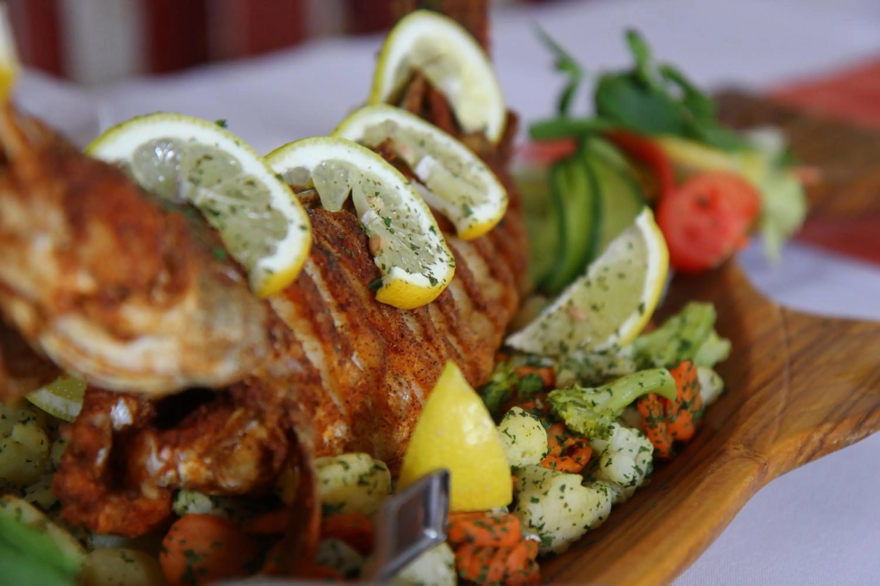 Food close-up in Hableány Hotel
