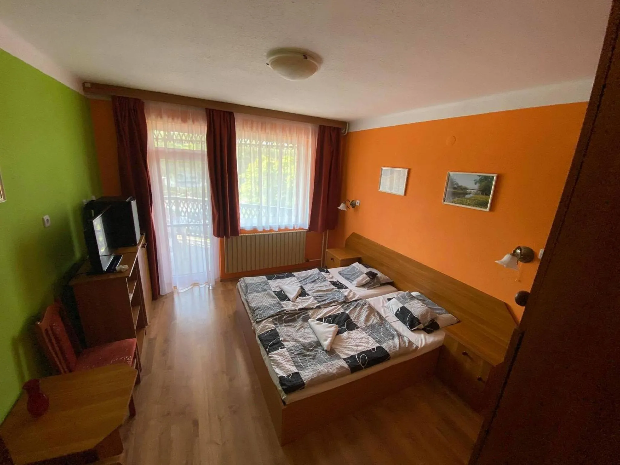 Bed in Hableány Hotel
