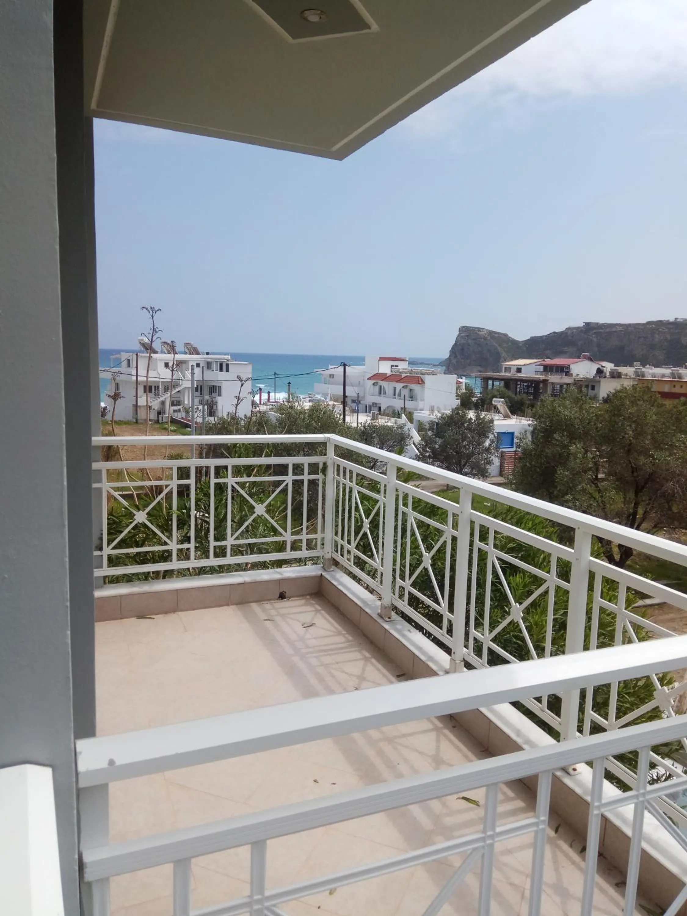 Balcony/Terrace in Stegna Bay Apartment