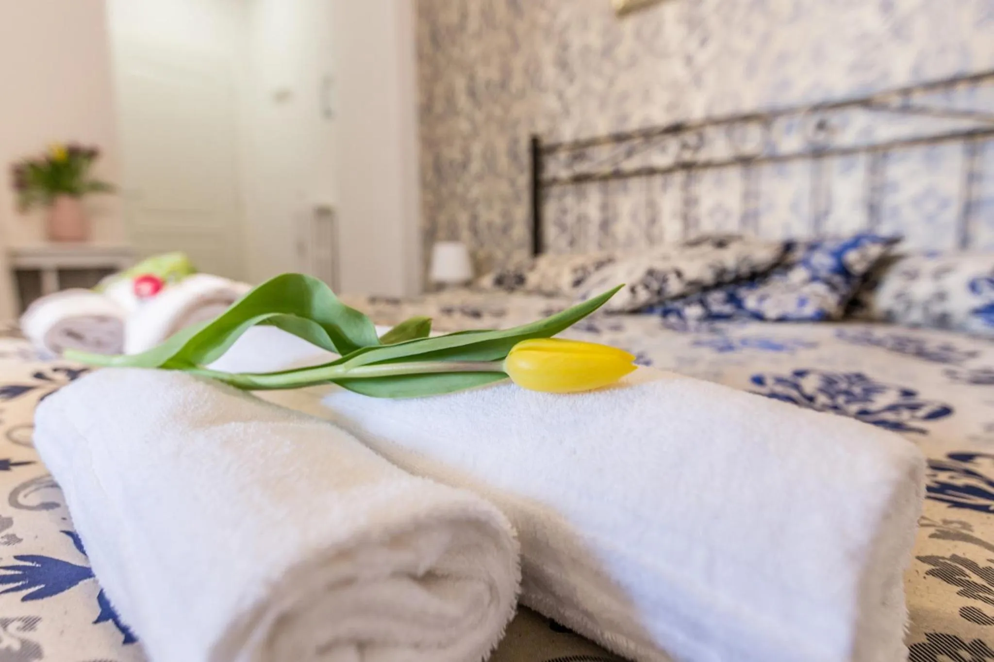 Bed in Central City Rooms