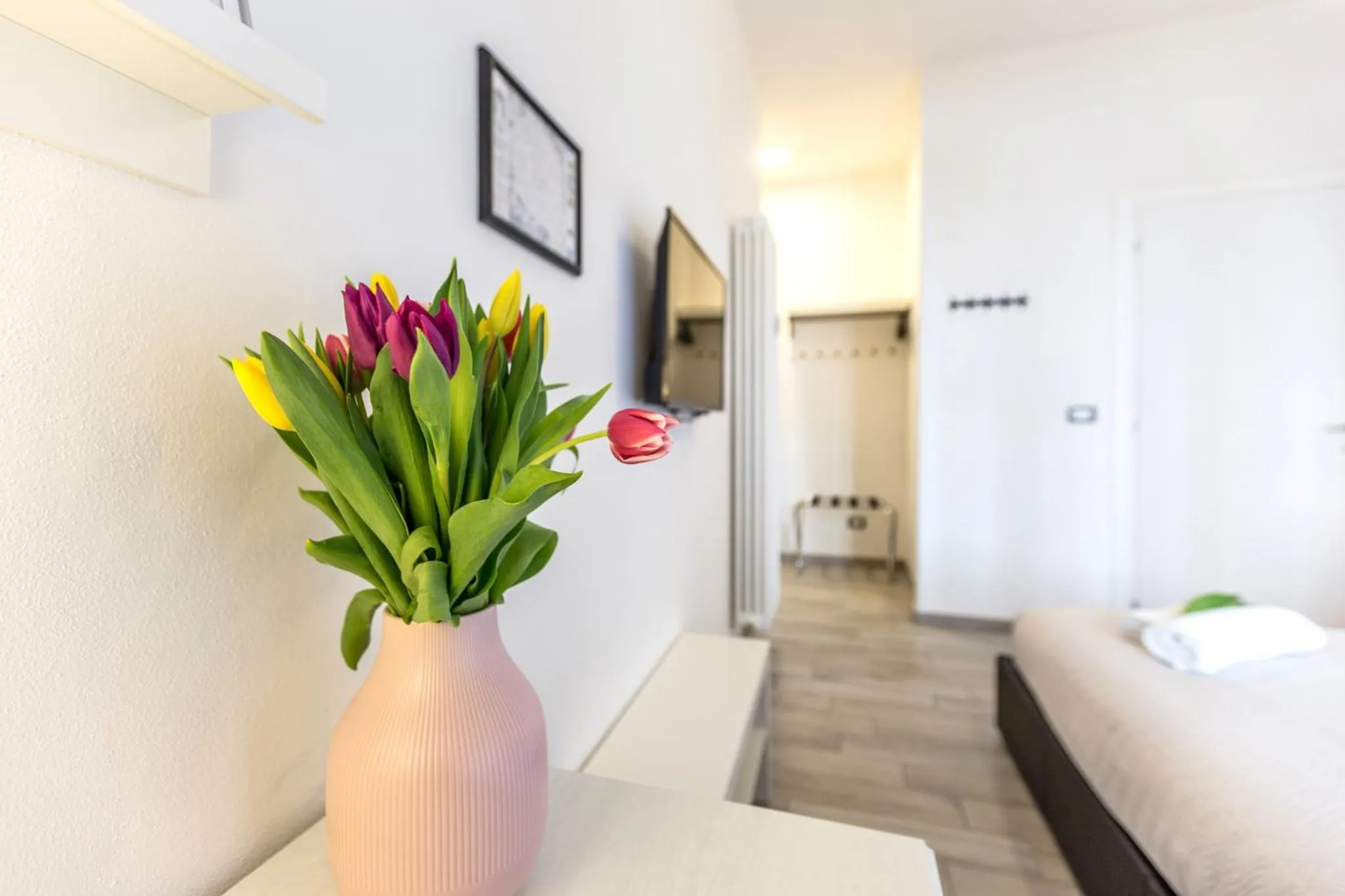 Bed in Central City Rooms