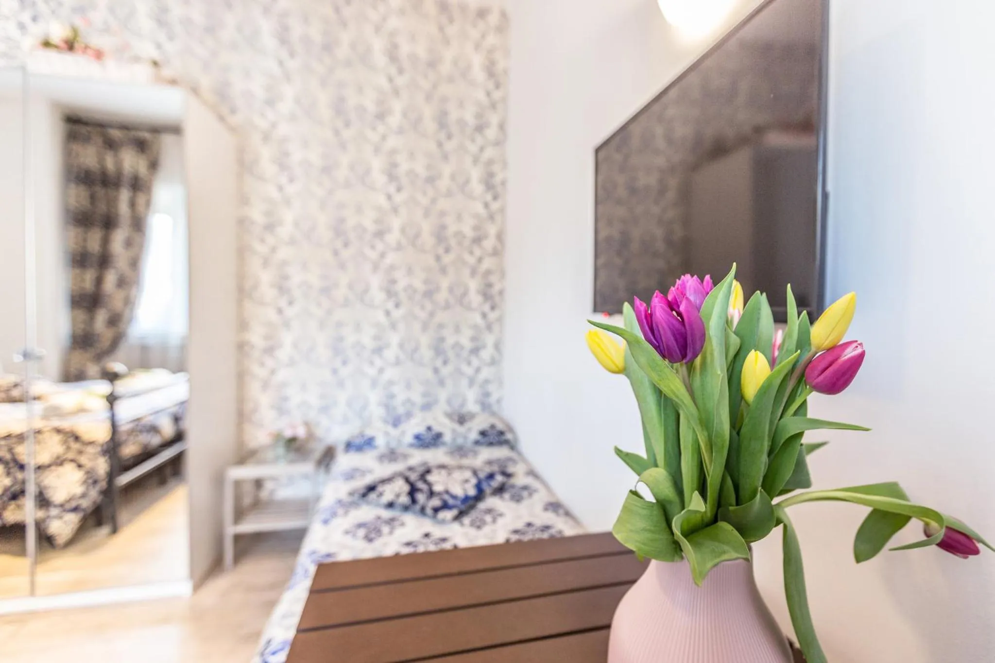 Bed in Central City Rooms