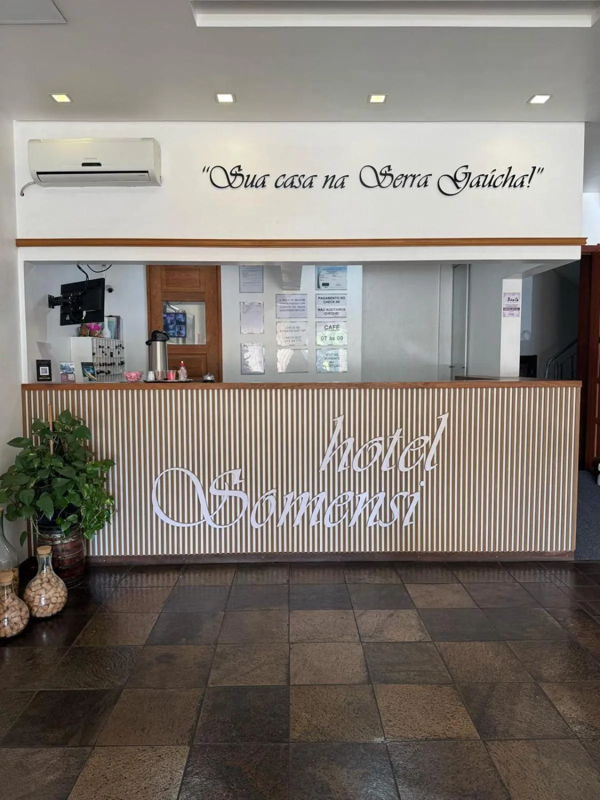 Lobby or reception in Hotel Somensi