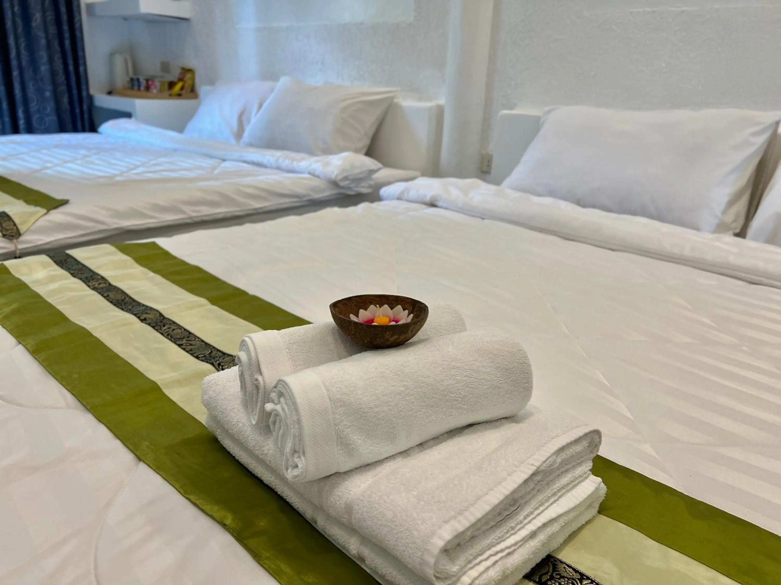 Bed in The Green Resort