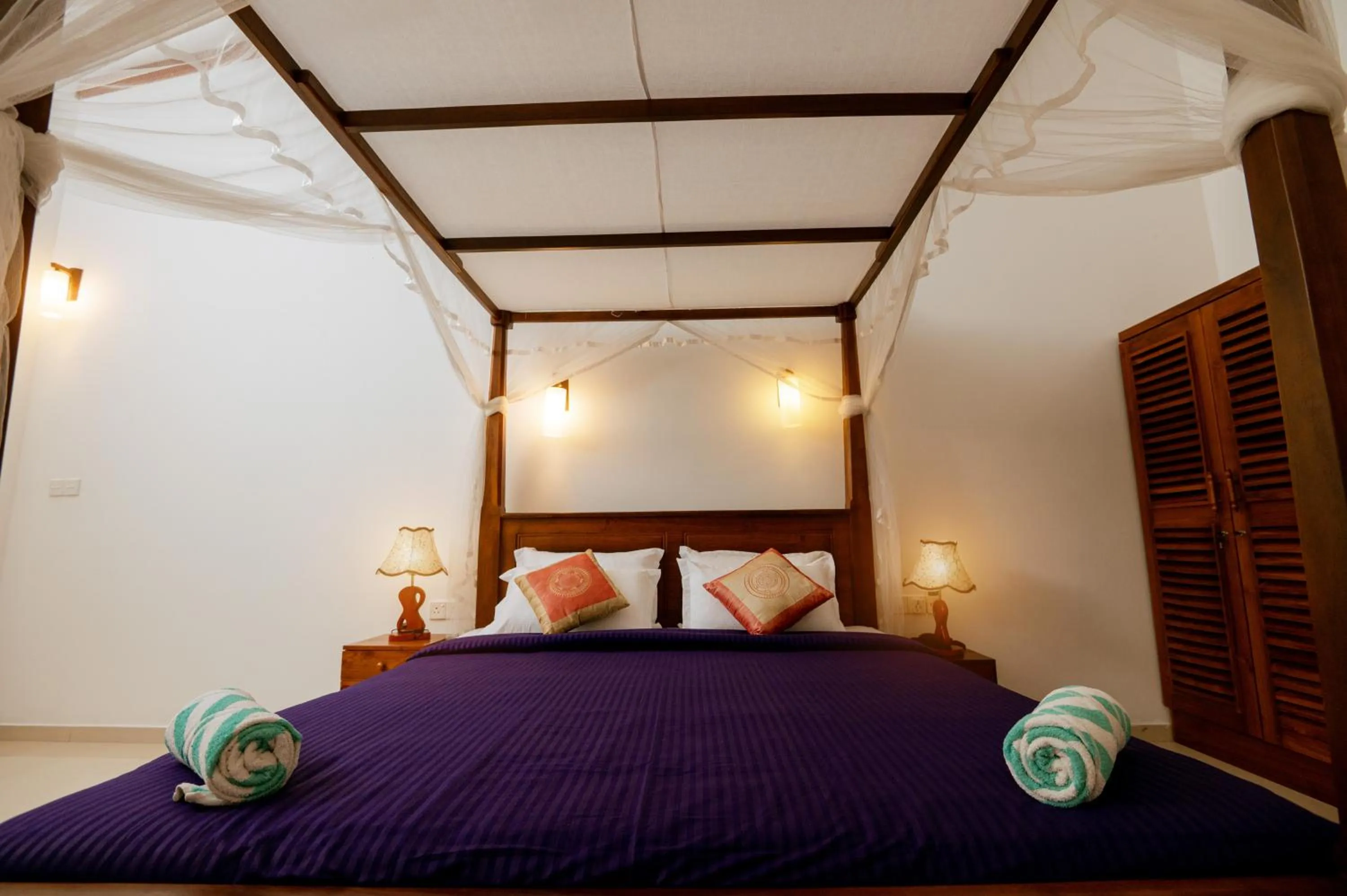 Bedroom, Bed in Prince Beach Hotel Bentota