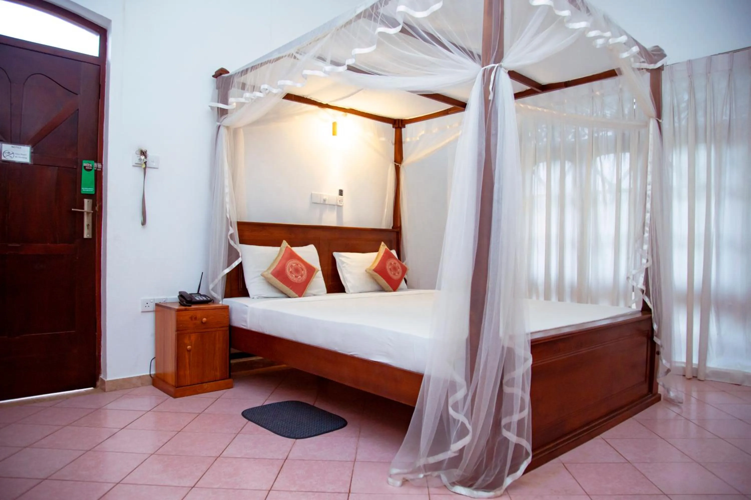 Bedroom, Bed in Prince Beach Hotel Bentota