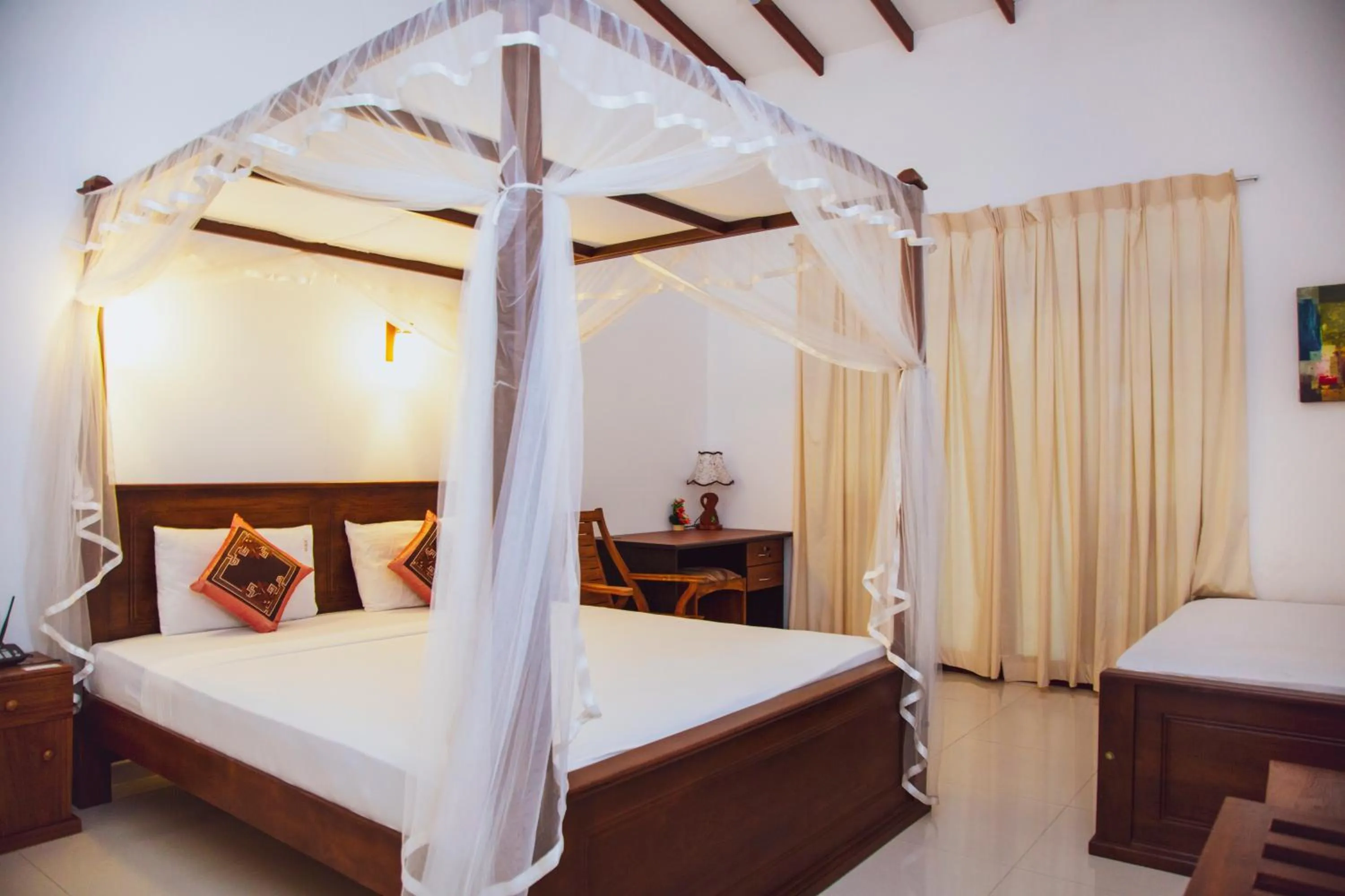 Bedroom, Bed in Prince Beach Hotel Bentota