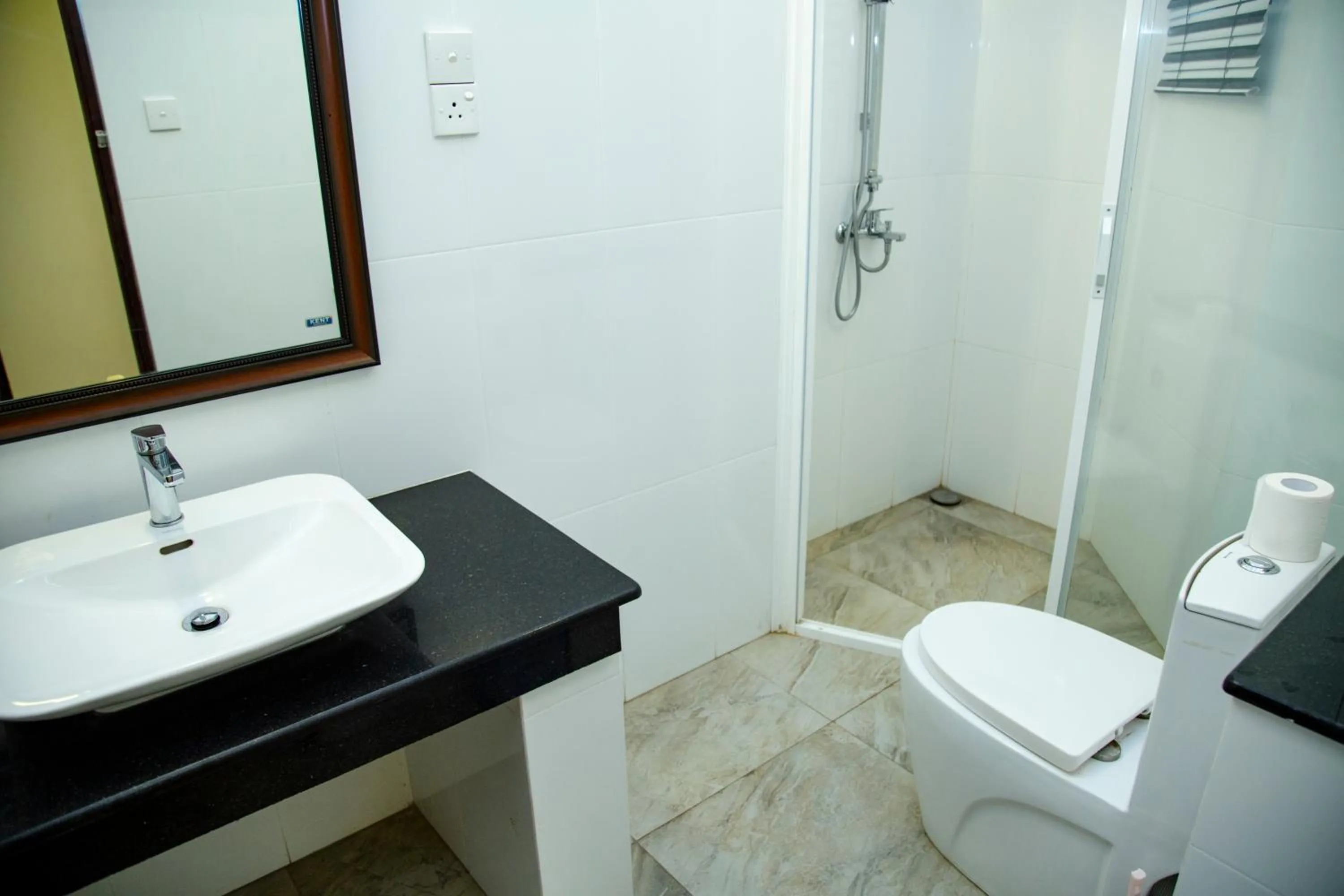 Bathroom in Prince Beach Hotel Bentota