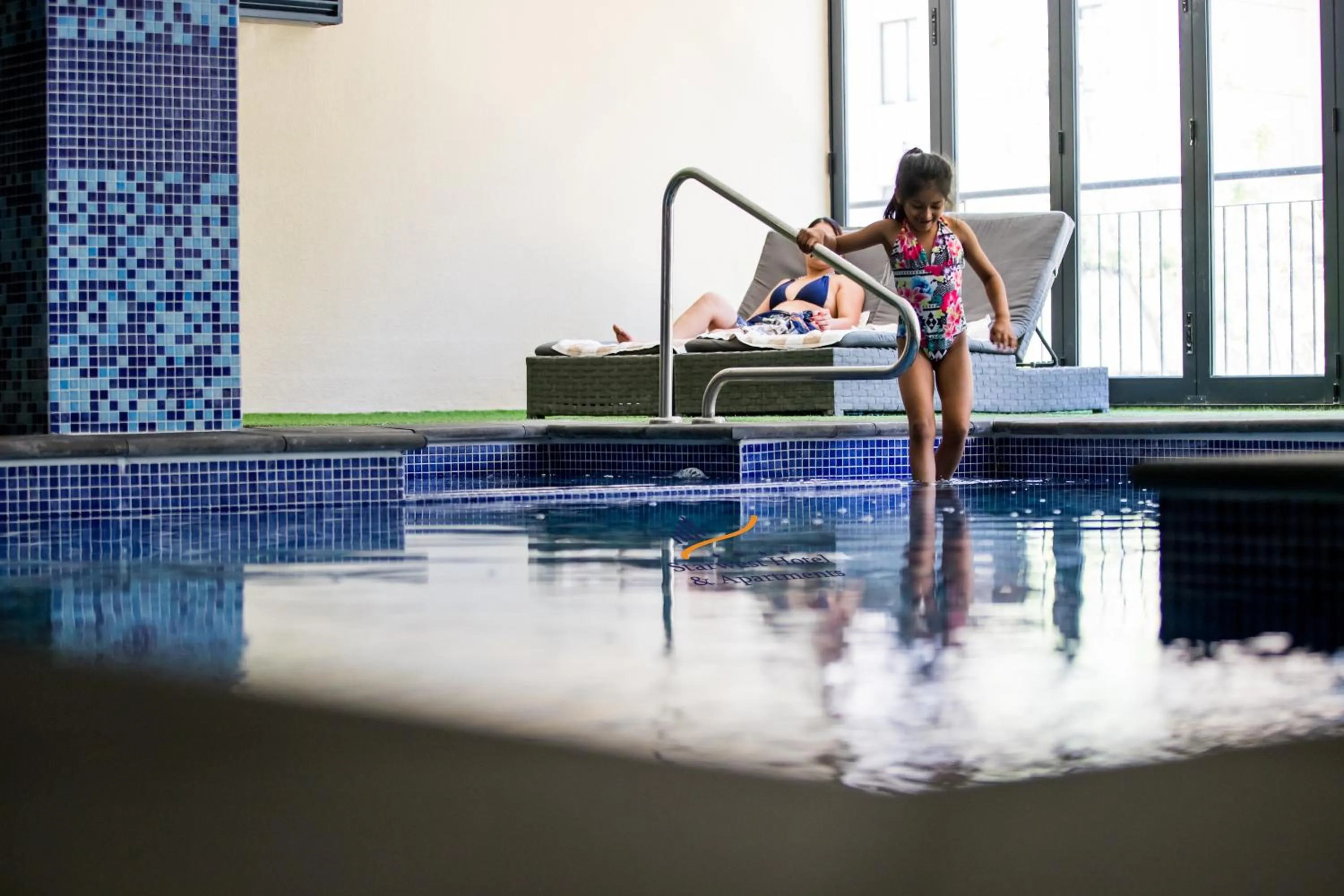 Swimming Pool in Starwest Apartments Alderney On Hay