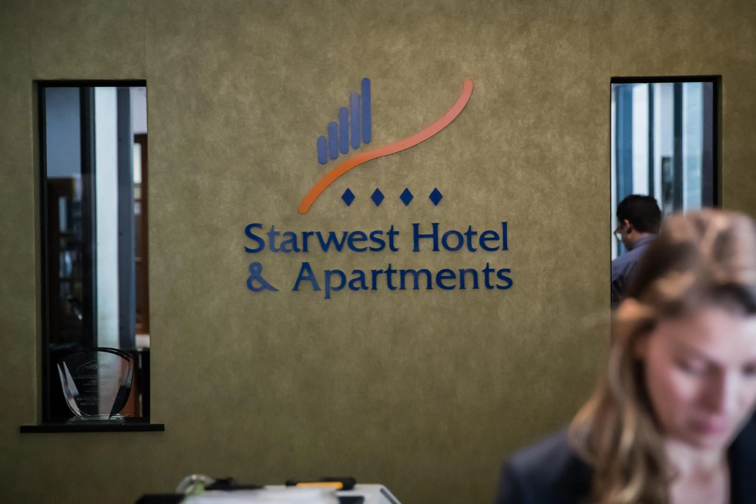 Property logo or sign in Starwest Apartments Alderney On Hay