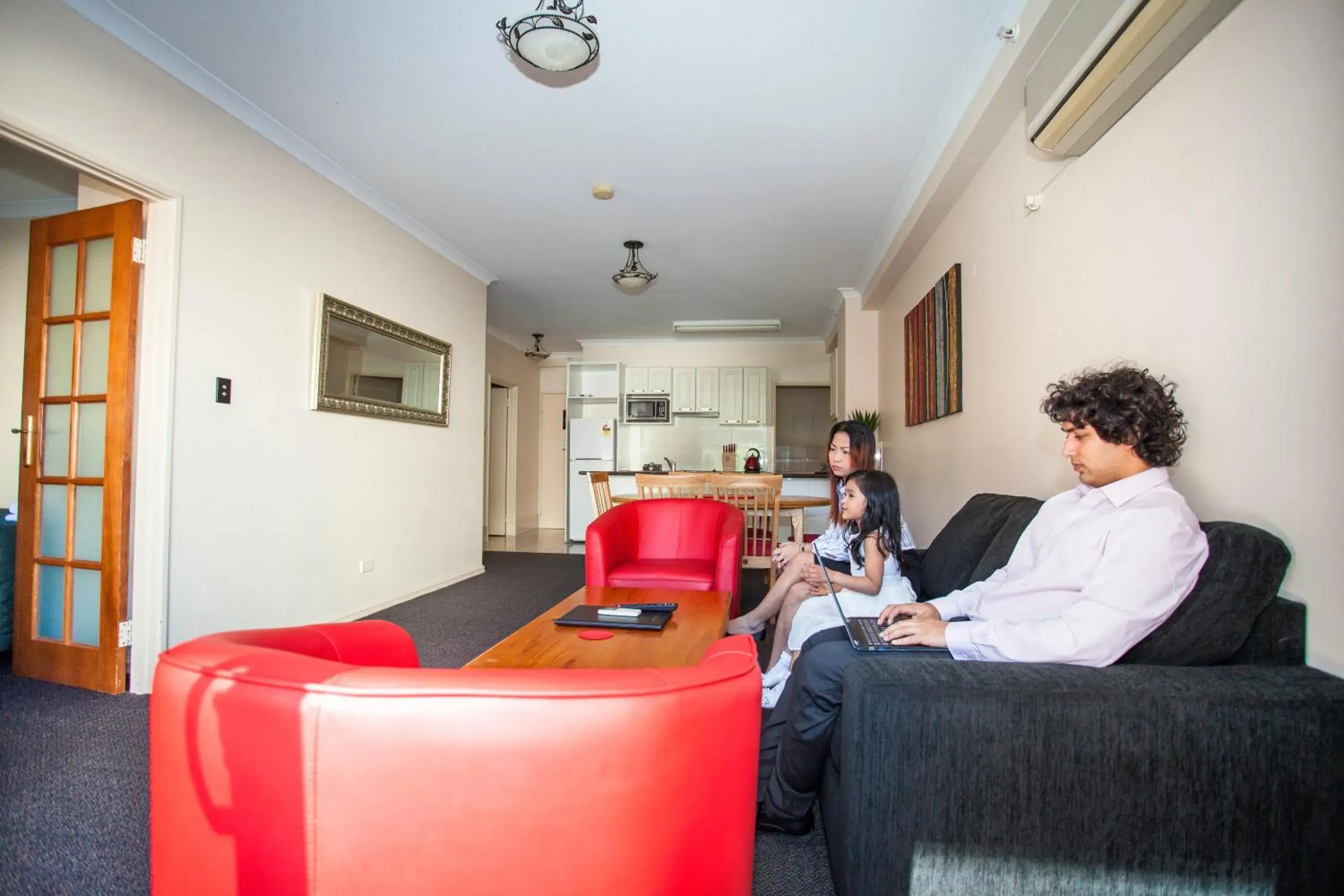 Living room, Lounge/Bar in Starwest Apartments Alderney On Hay