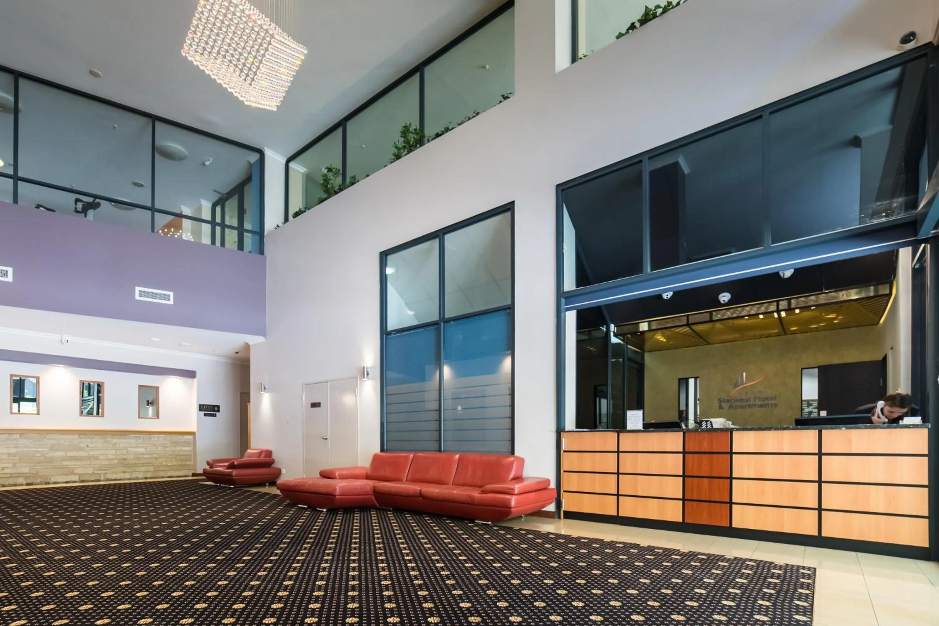 Lobby or reception in Starwest Apartments Alderney On Hay