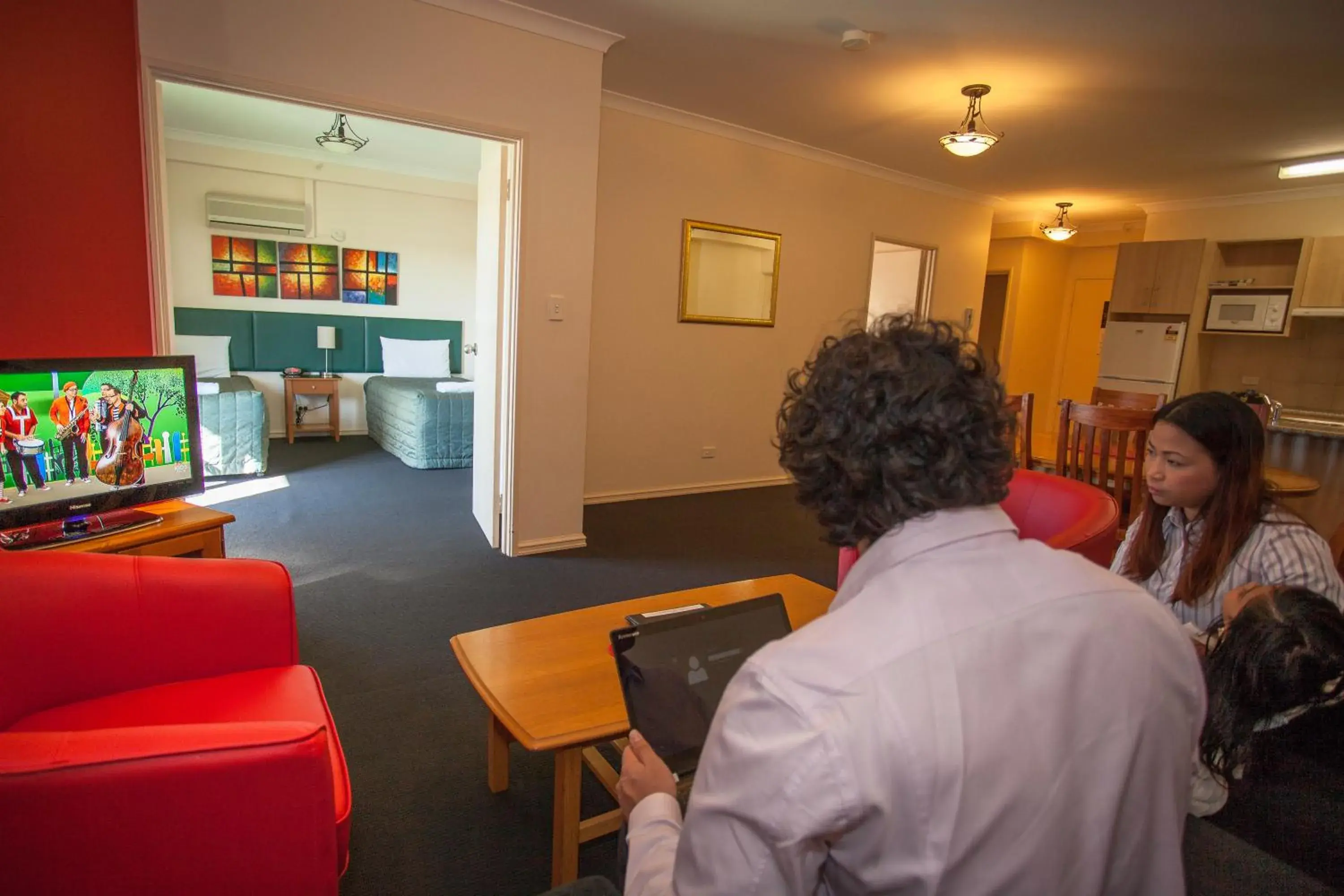 Living room in Starwest Apartments Alderney On Hay