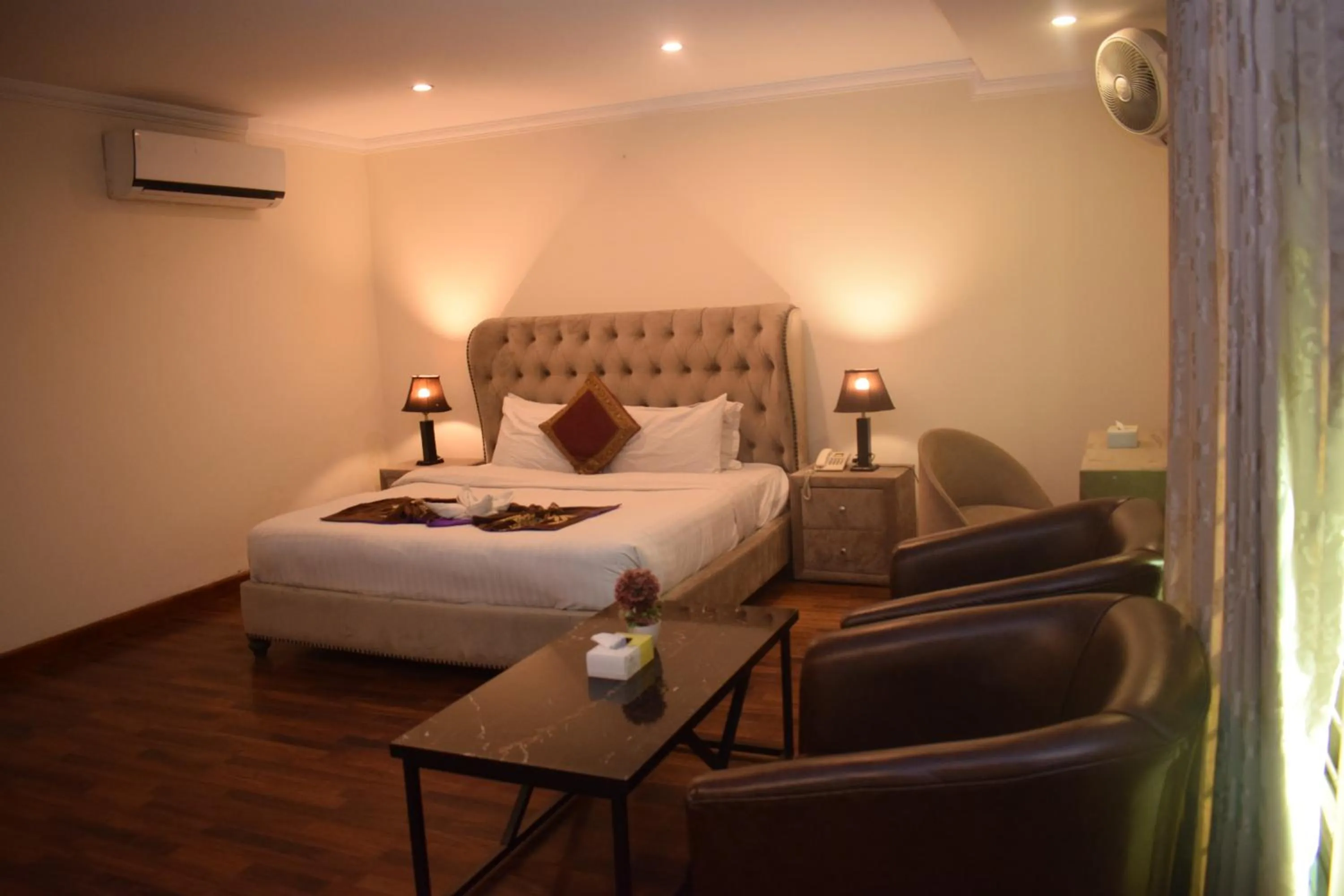 Bed in Grand Millennium Hotel