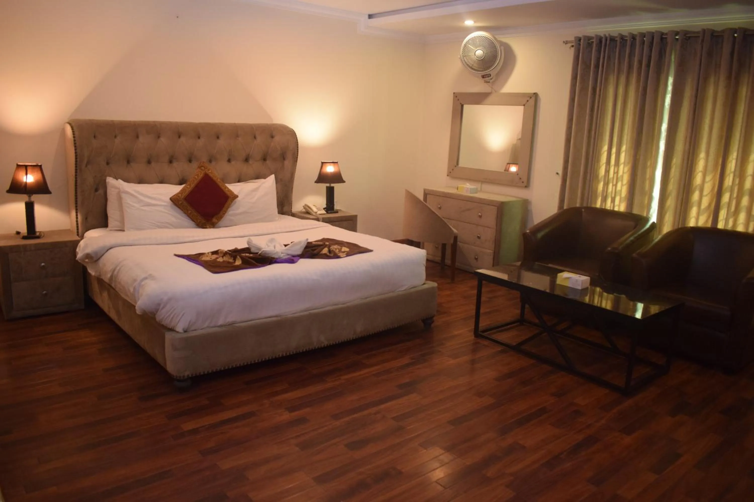 Bed in Grand Millennium Hotel