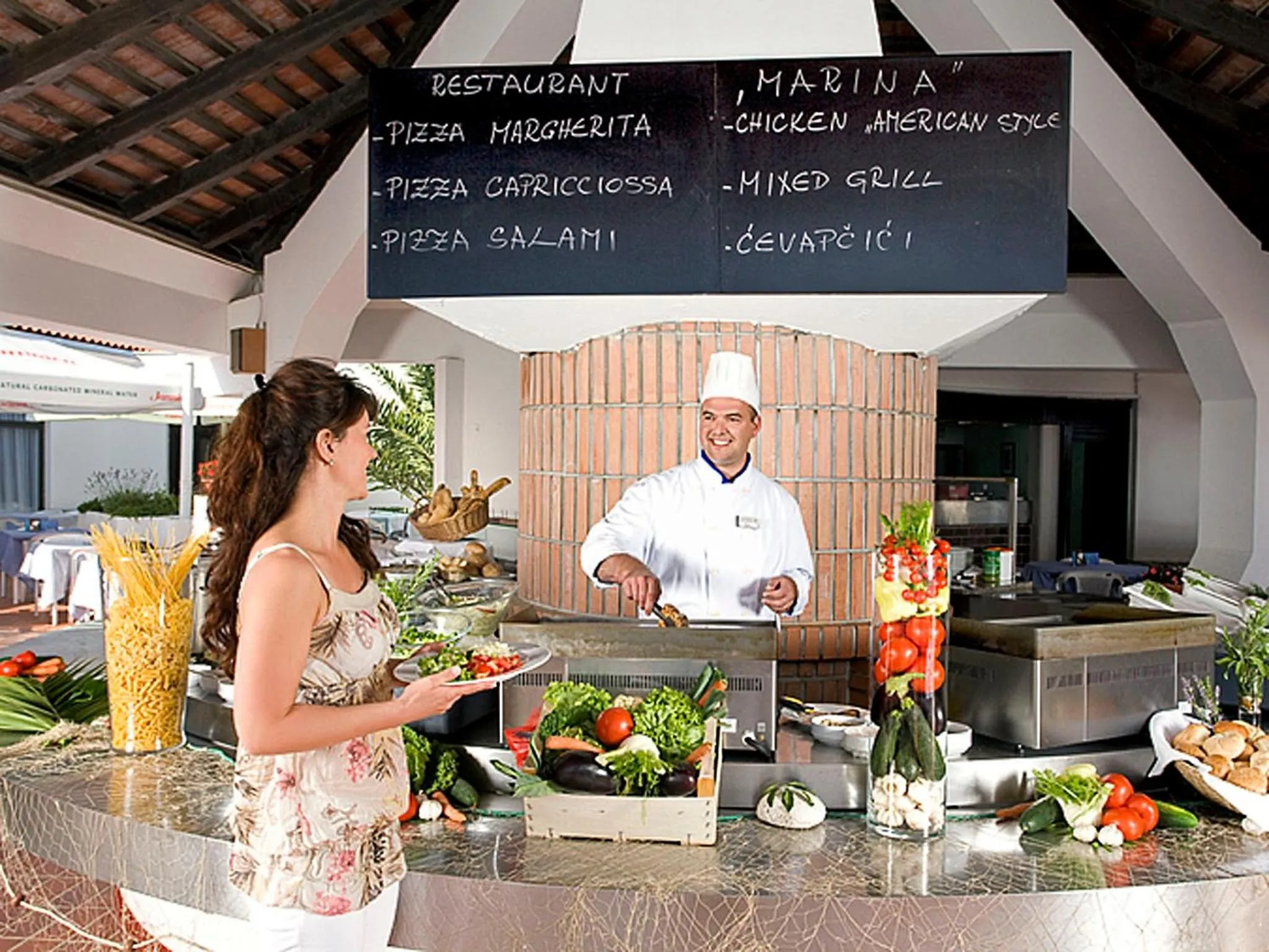 Staff in Lanterna Resort