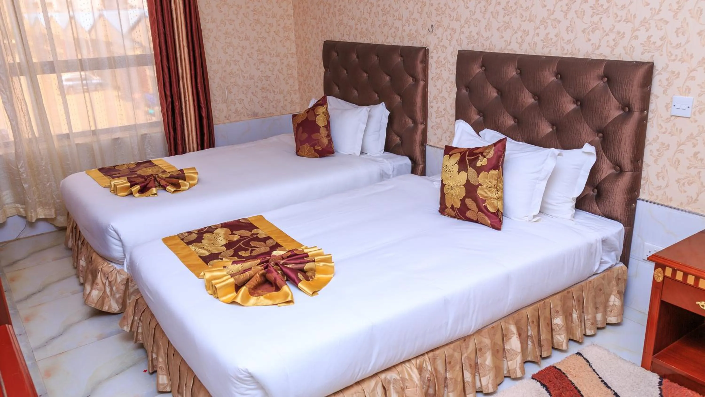 Bed in Easy Hotel Kenya