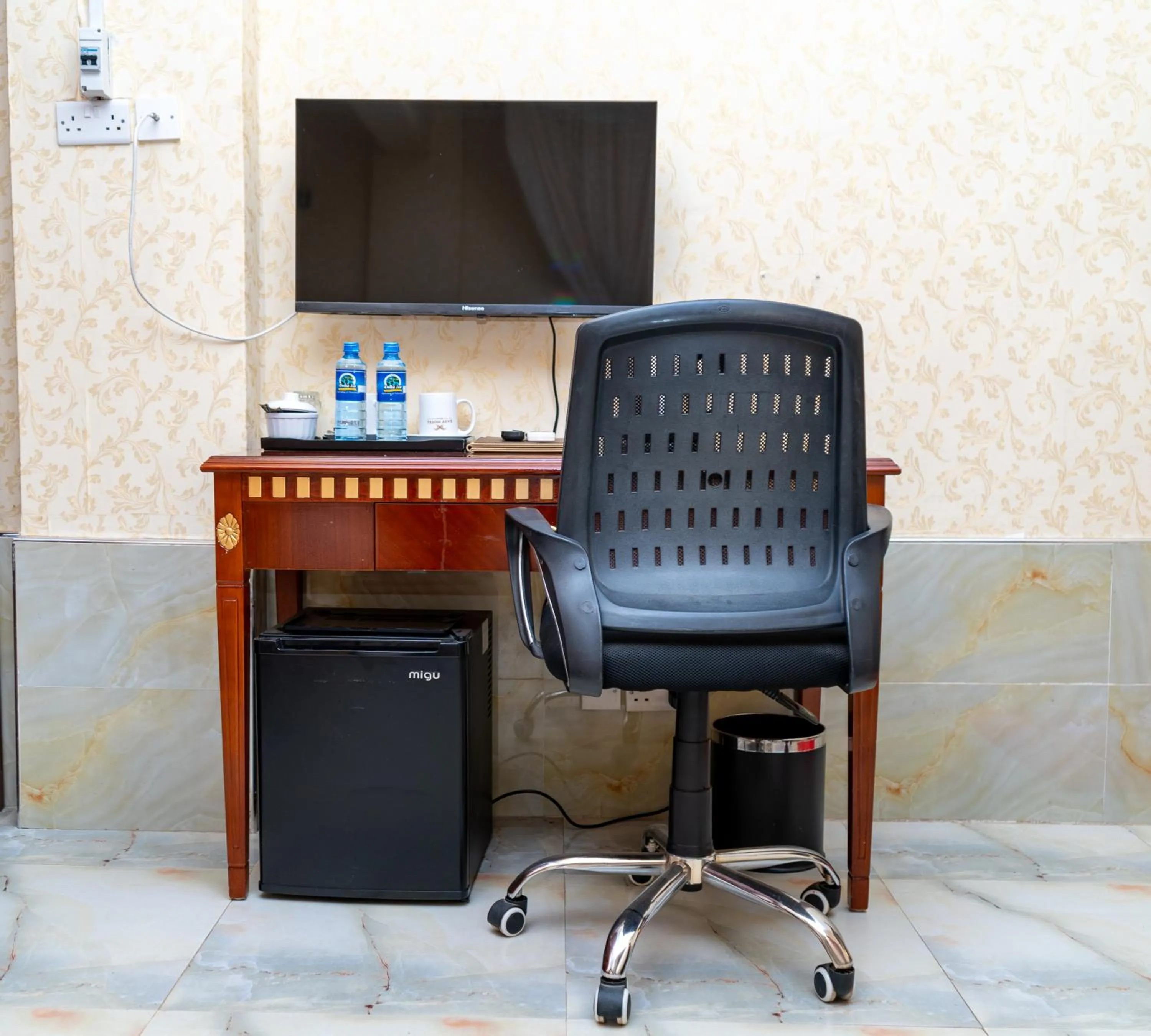 Seating area in Easy Hotel Kenya