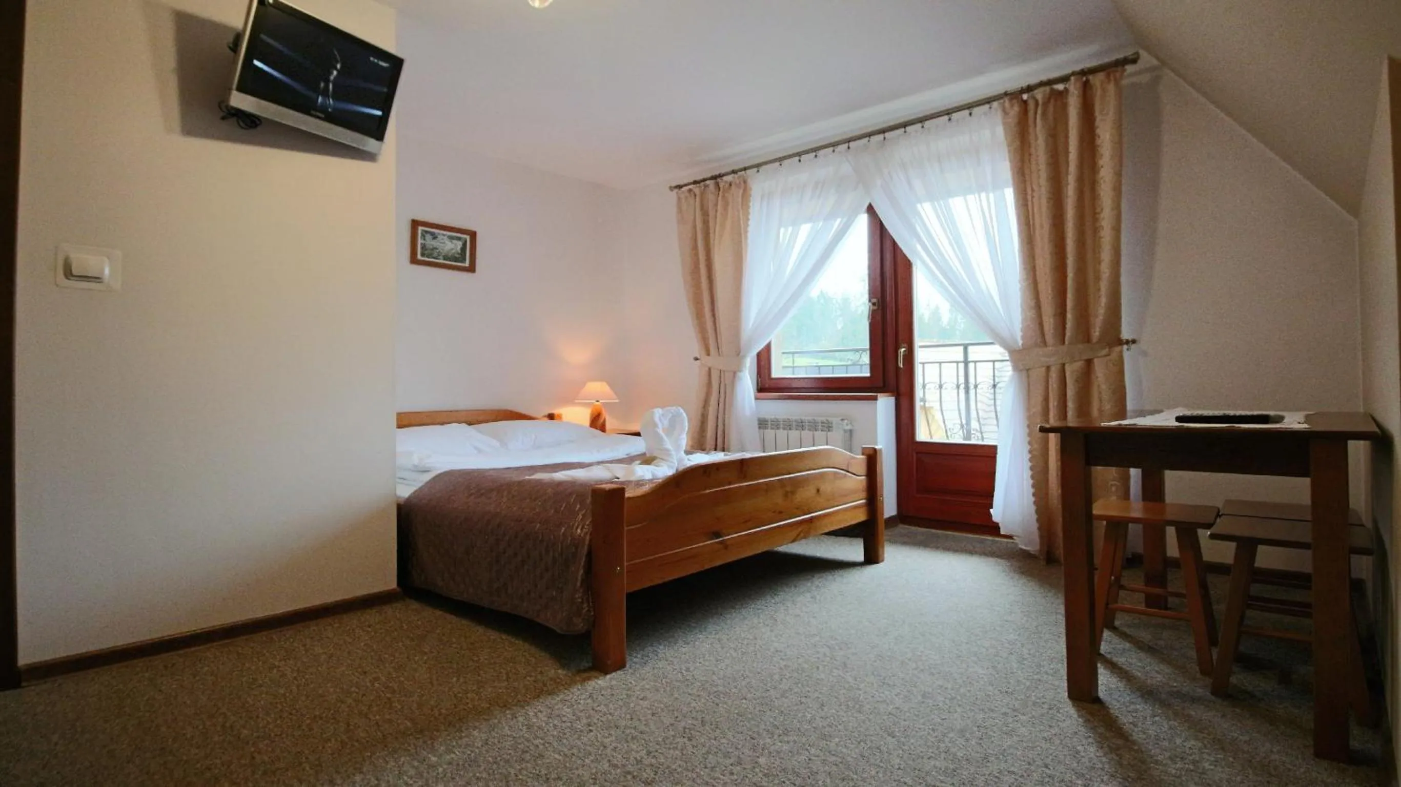 Photo of the whole room, Bed in Willa Lichajówka