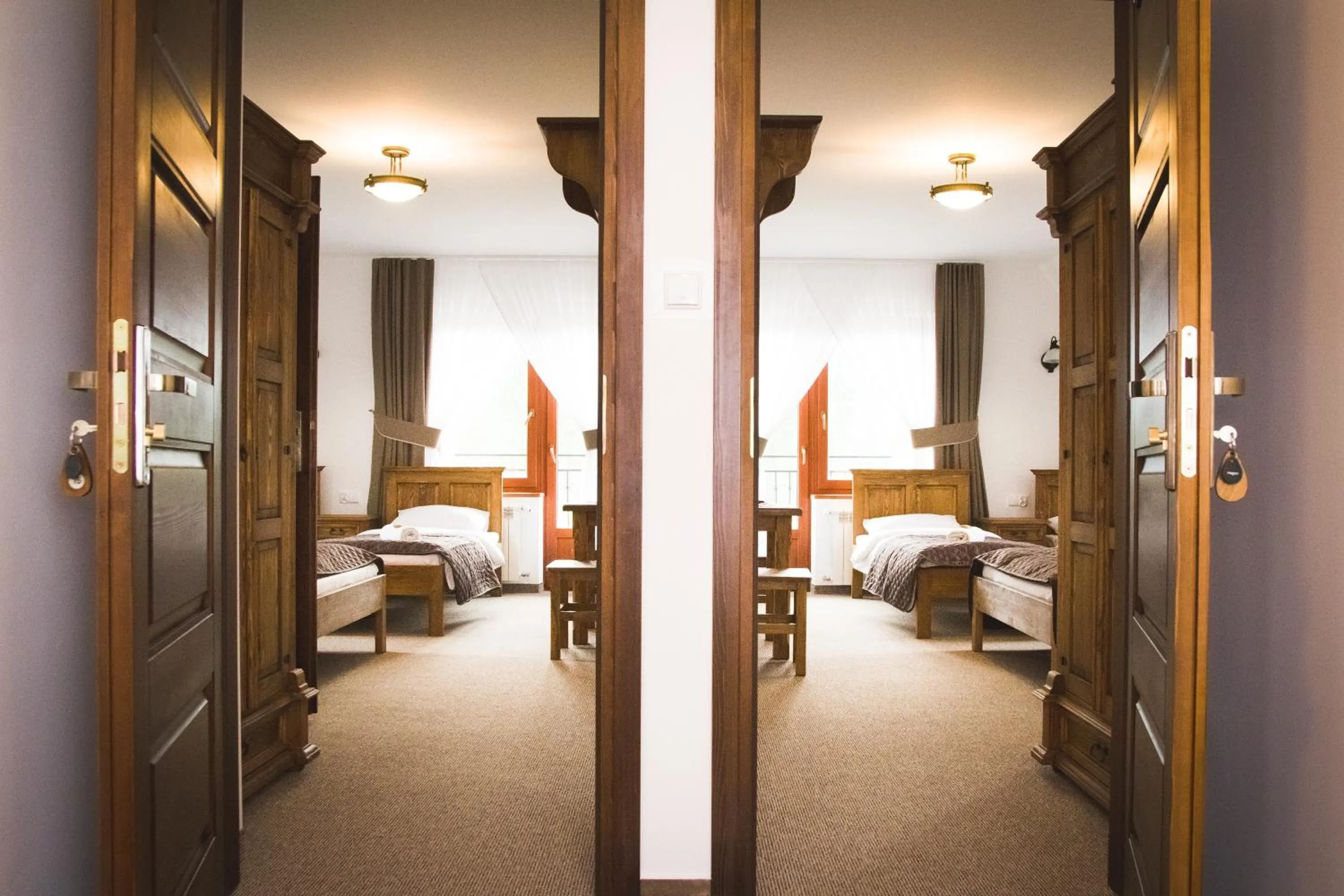 Photo of the whole room, Bed in Willa Lichajówka