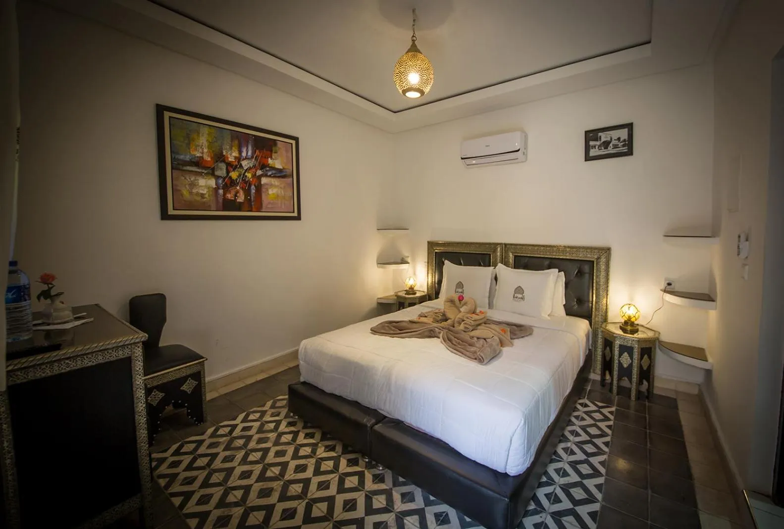 Photo of the whole room, Bed in Riad Challa Hotel & Spa