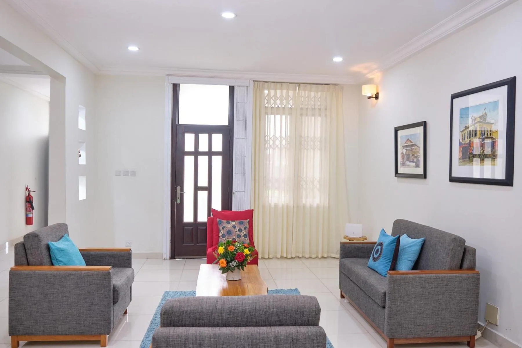 Living room in The Highbridge Guest Lodge