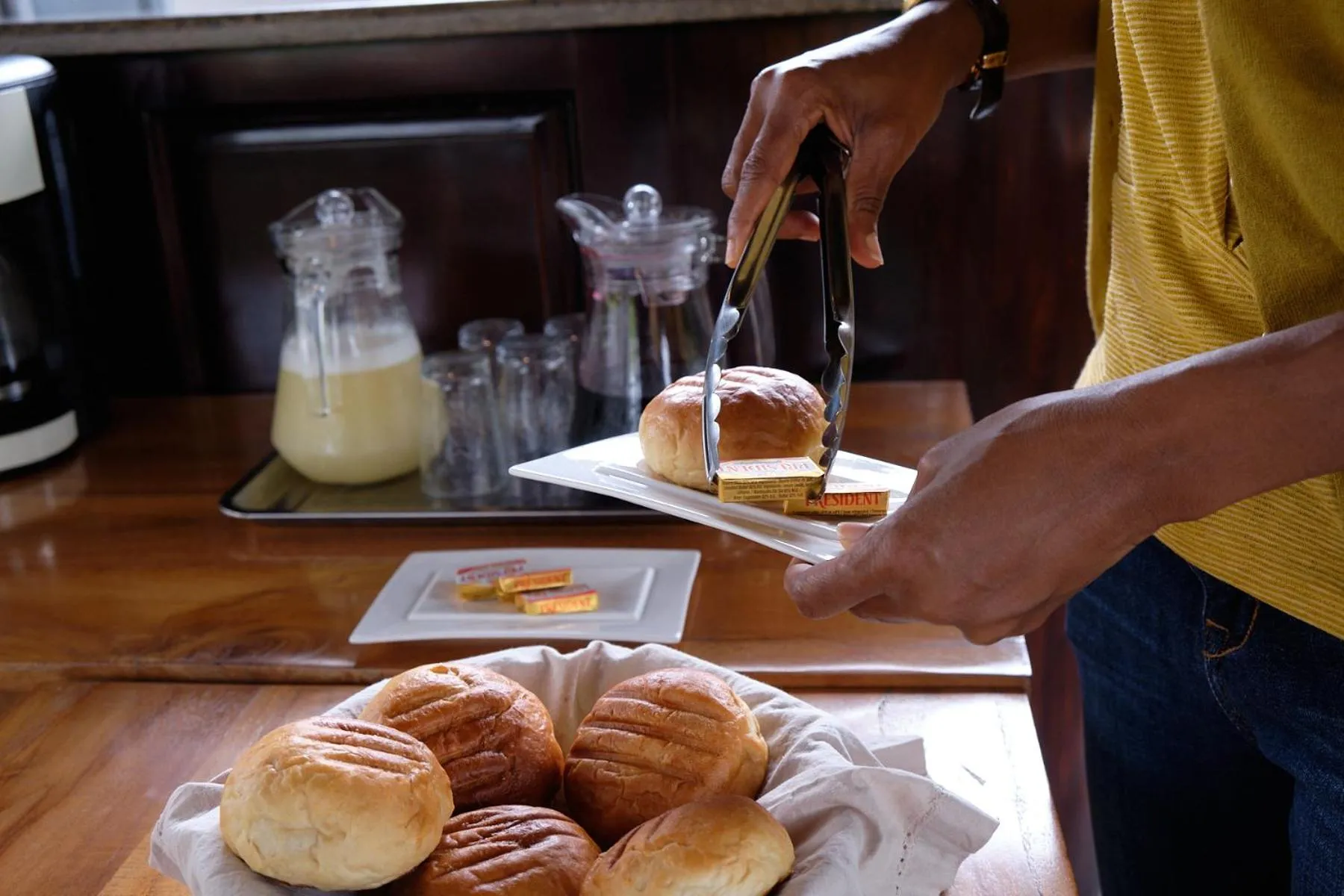 Food and drinks in The Highbridge Guest Lodge