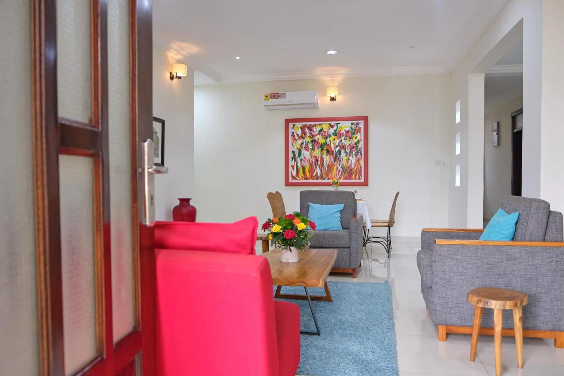 Living room in The Highbridge Guest Lodge