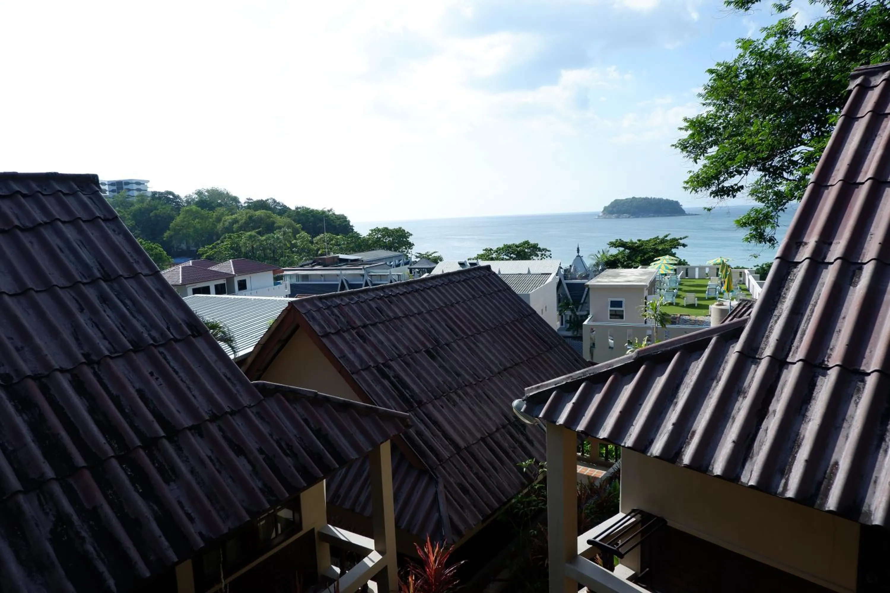 Sea view in Kata Beachwalk Hotel and Bungalows