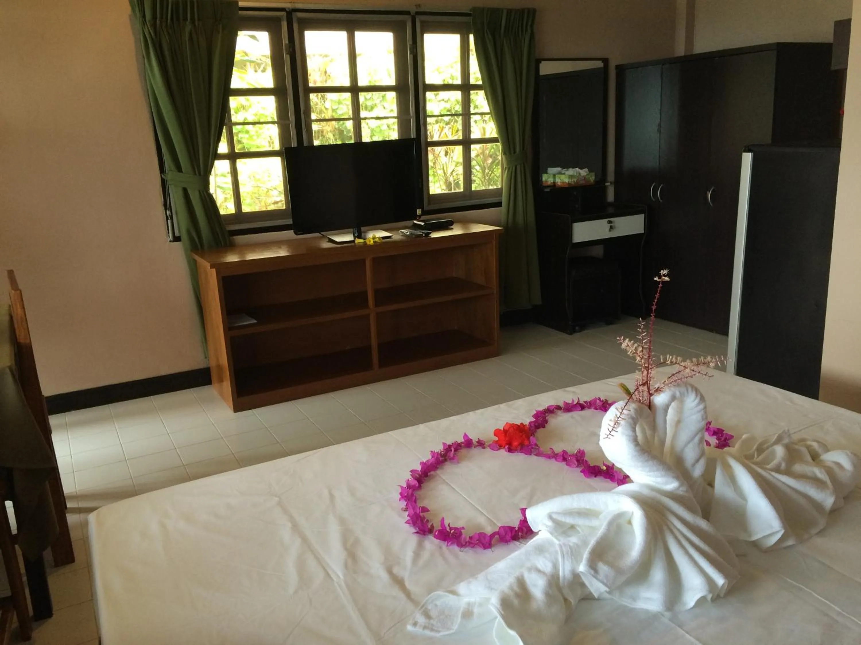 Bed in Kata Beachwalk Hotel and Bungalows