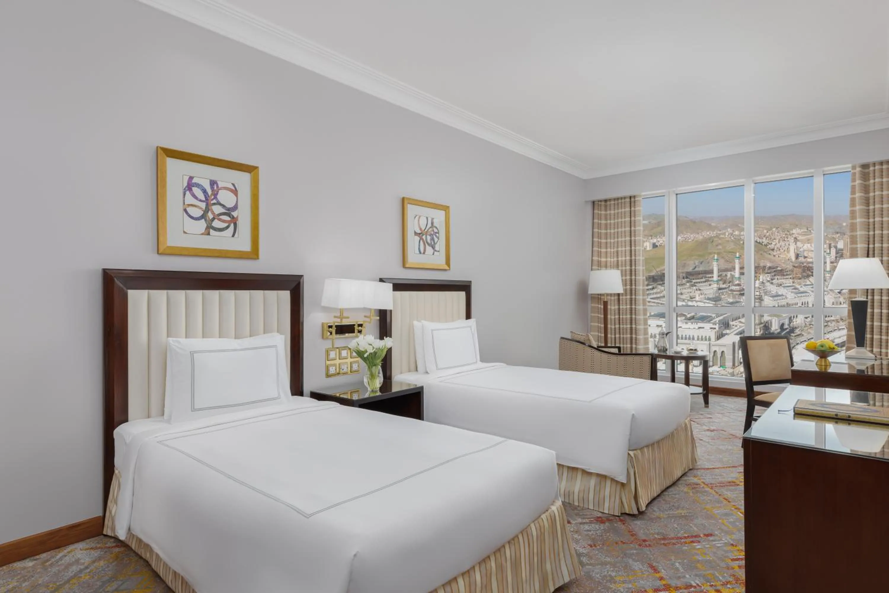 Bed in Swissotel Al Maqam Makkah