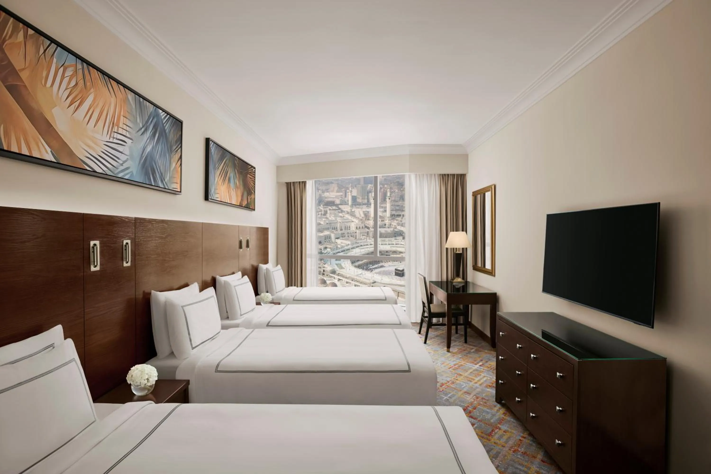 Bed in Swissotel Al Maqam Makkah