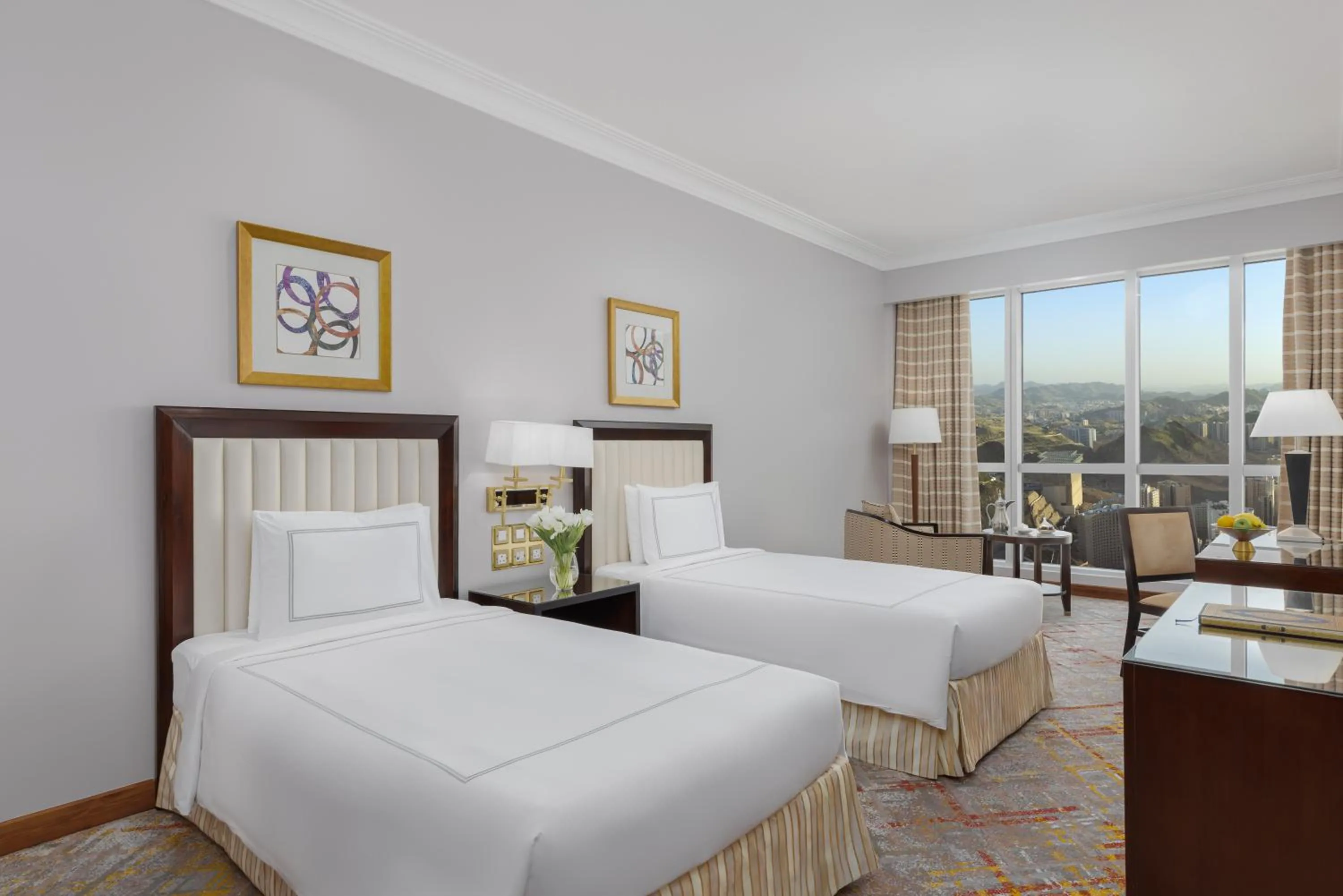 Bed in Swissotel Al Maqam Makkah