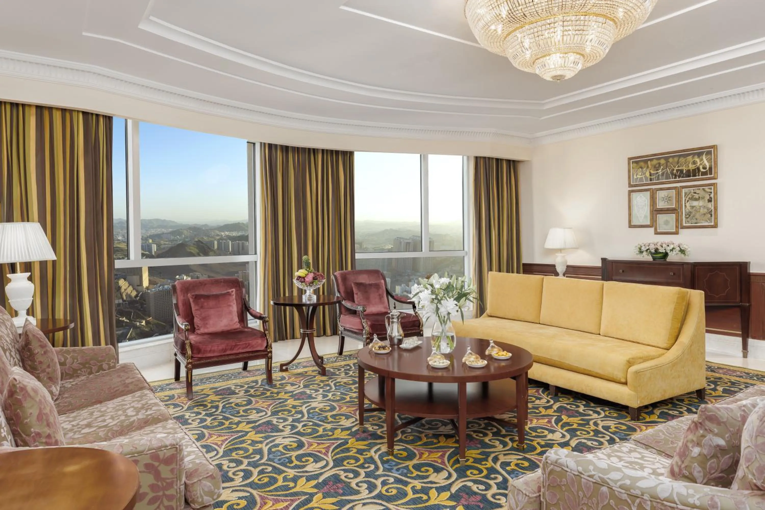 Seating area in Swissotel Al Maqam Makkah