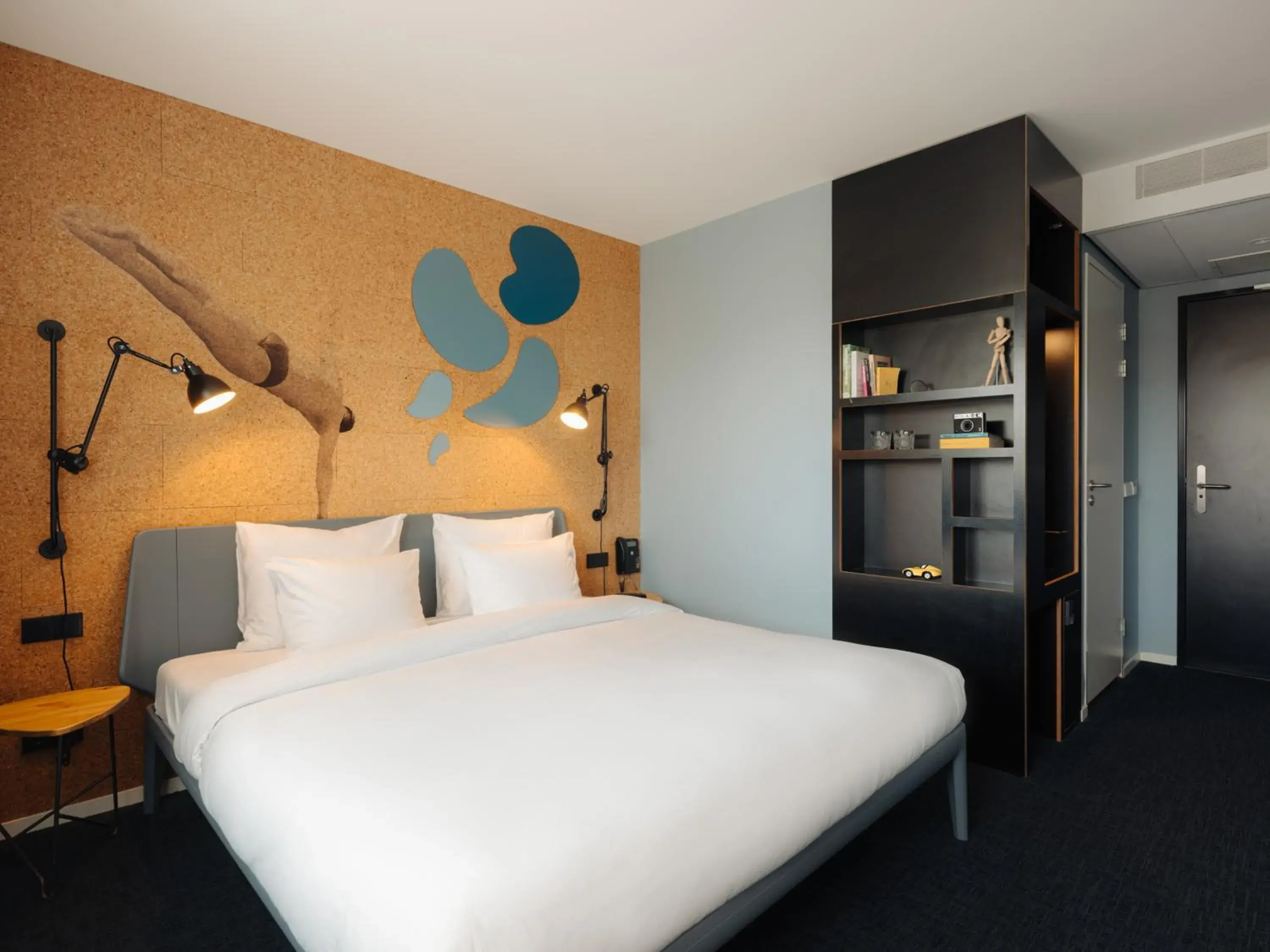 Bed in Conscious Hotel The Tire Station Bed in Conscious Hotel The Tire Station