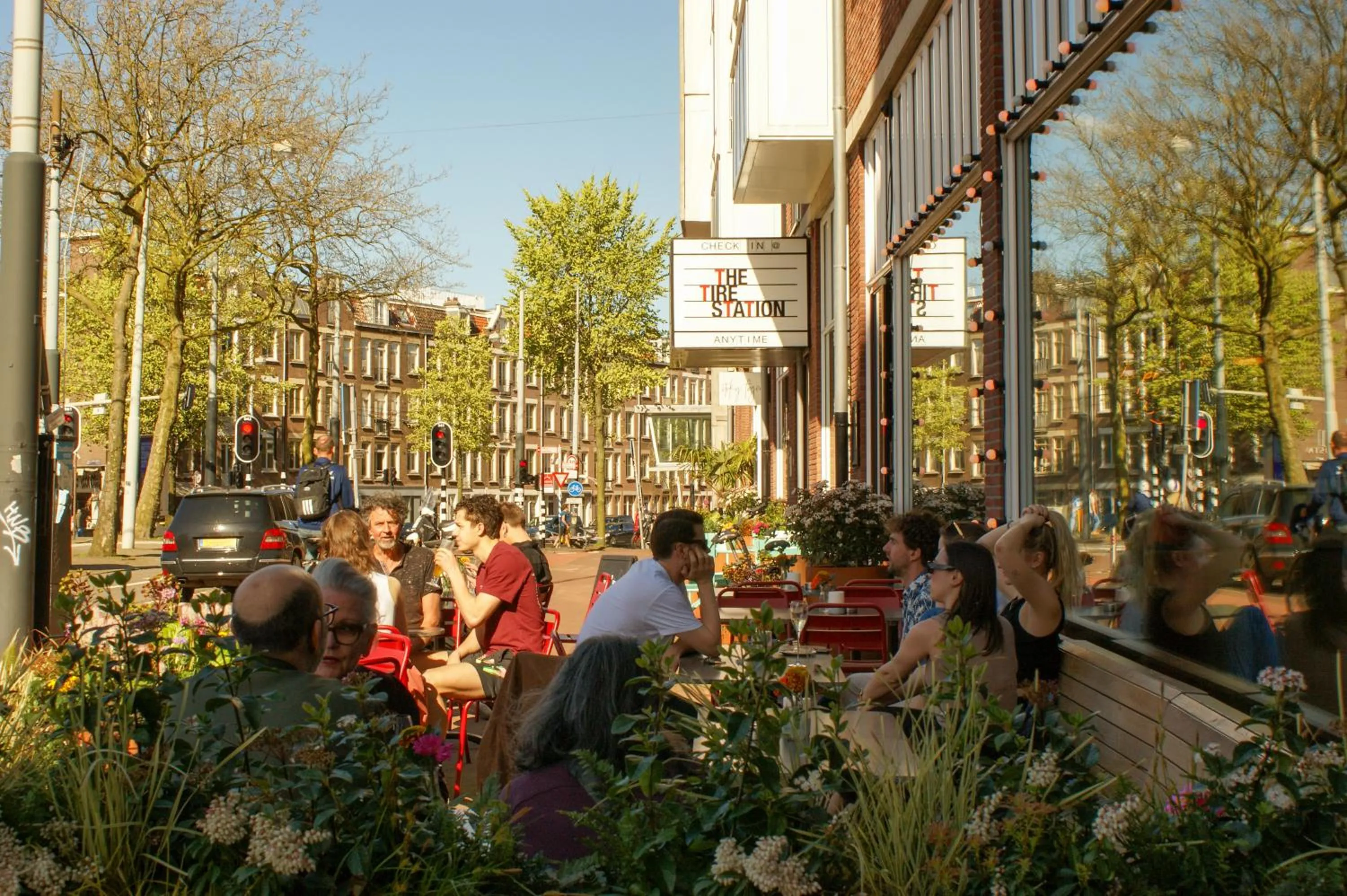 Property building in Conscious Hotel The Tire Station