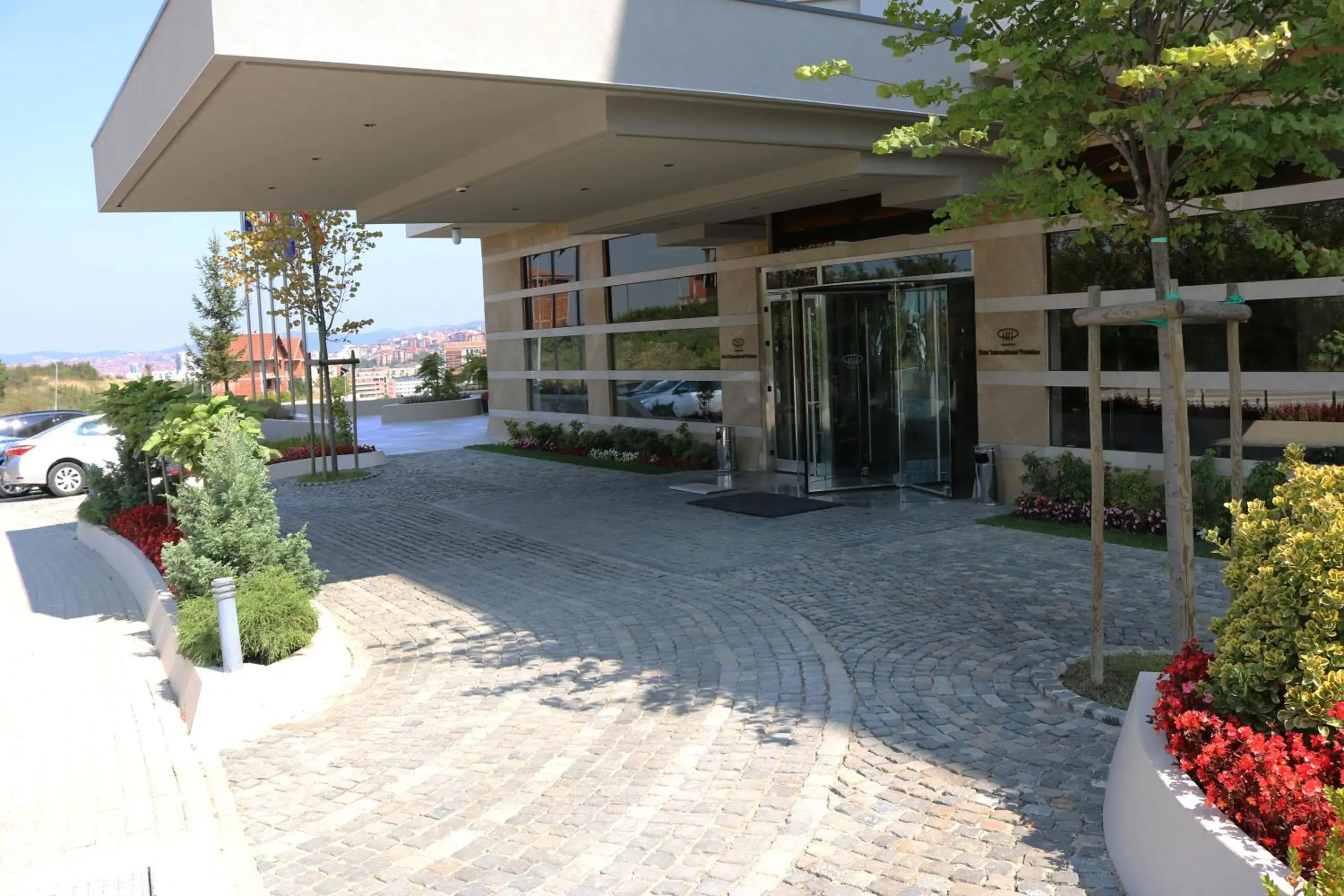 Facade/entrance in Hotel International Prishtina & Spa Facade/entrance in Hotel International Prishtina & Spa