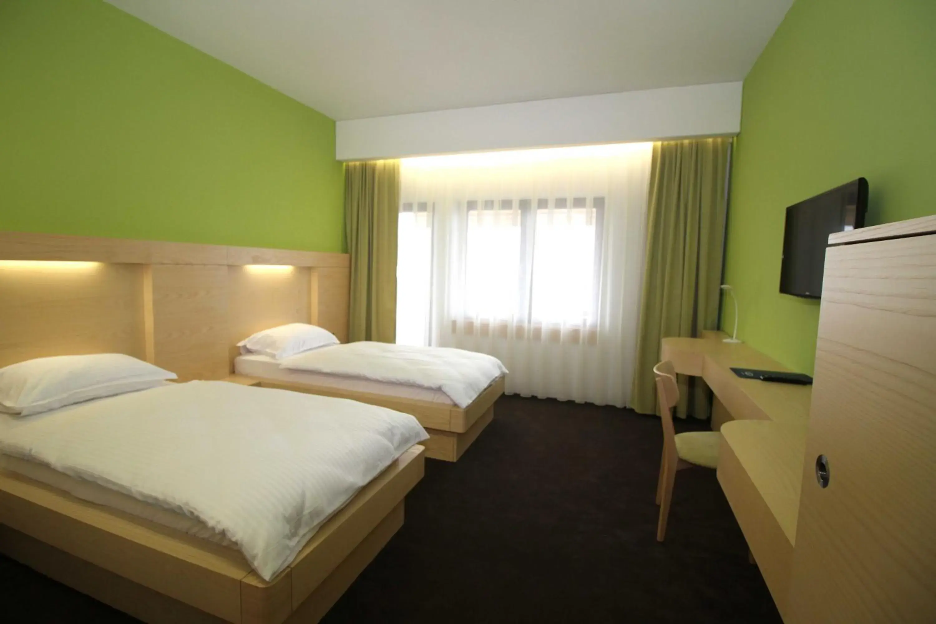 Twin Room with Balcony and City View - single occupancy in Hotel International Prishtina & Spa Twin Room with Balcony and City View - single occupancy in Hotel International Prishtina & Spa