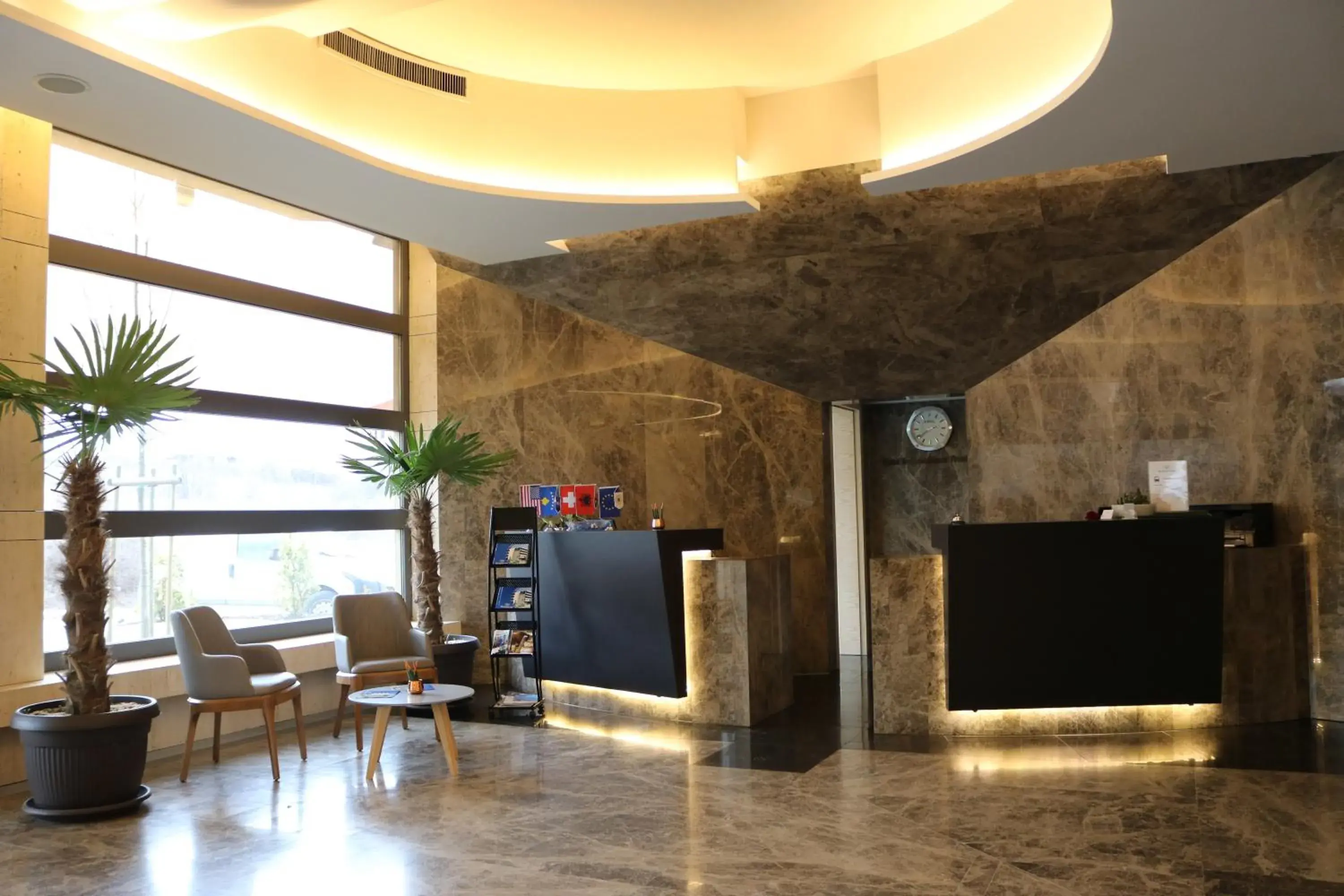 Lobby or reception in Hotel International Prishtina & Spa Lobby or reception in Hotel International Prishtina & Spa