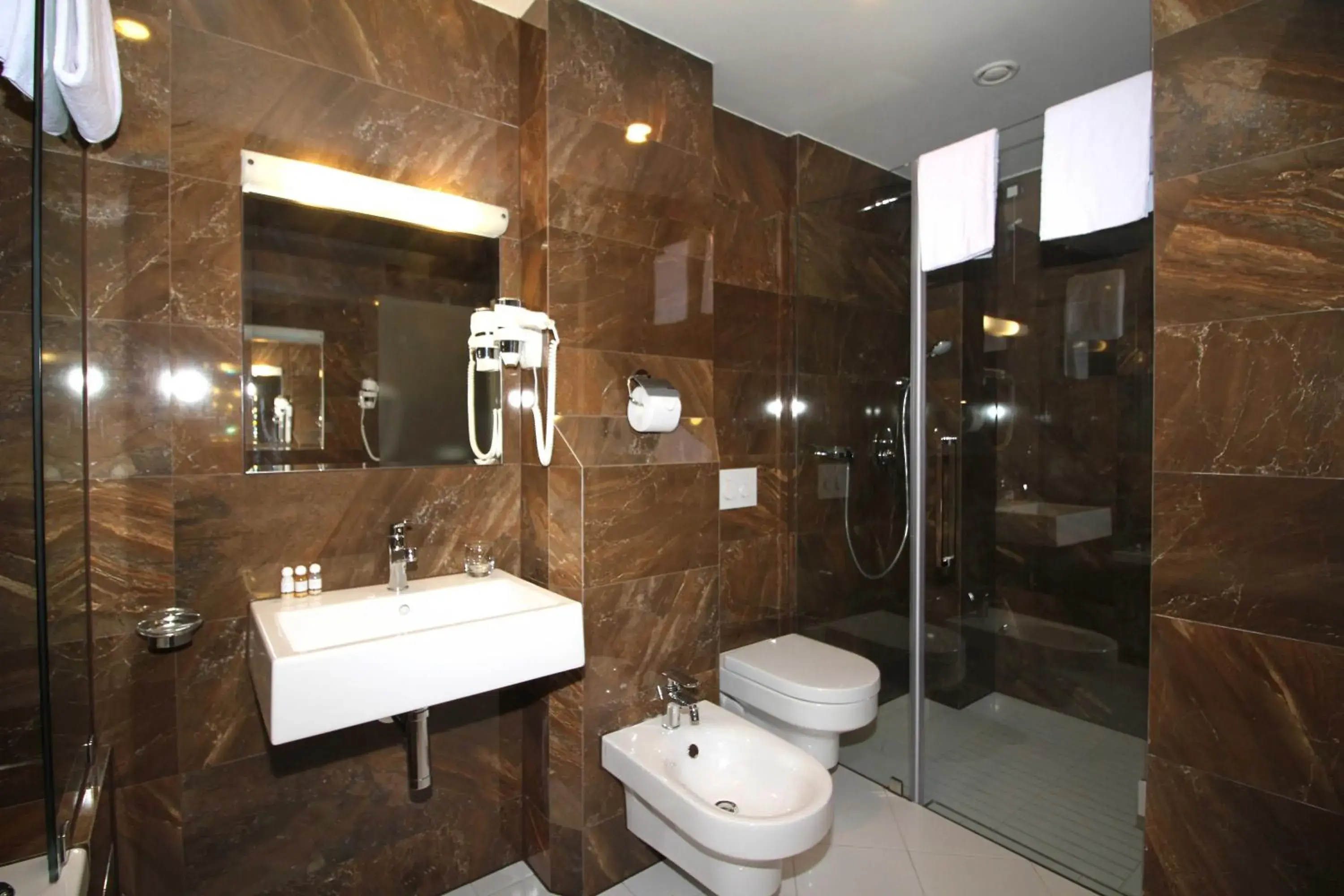 Twin Room with Balcony and City View - single occupancy in Hotel International Prishtina & Spa Twin Room with Balcony and City View - single occupancy in Hotel International Prishtina & Spa