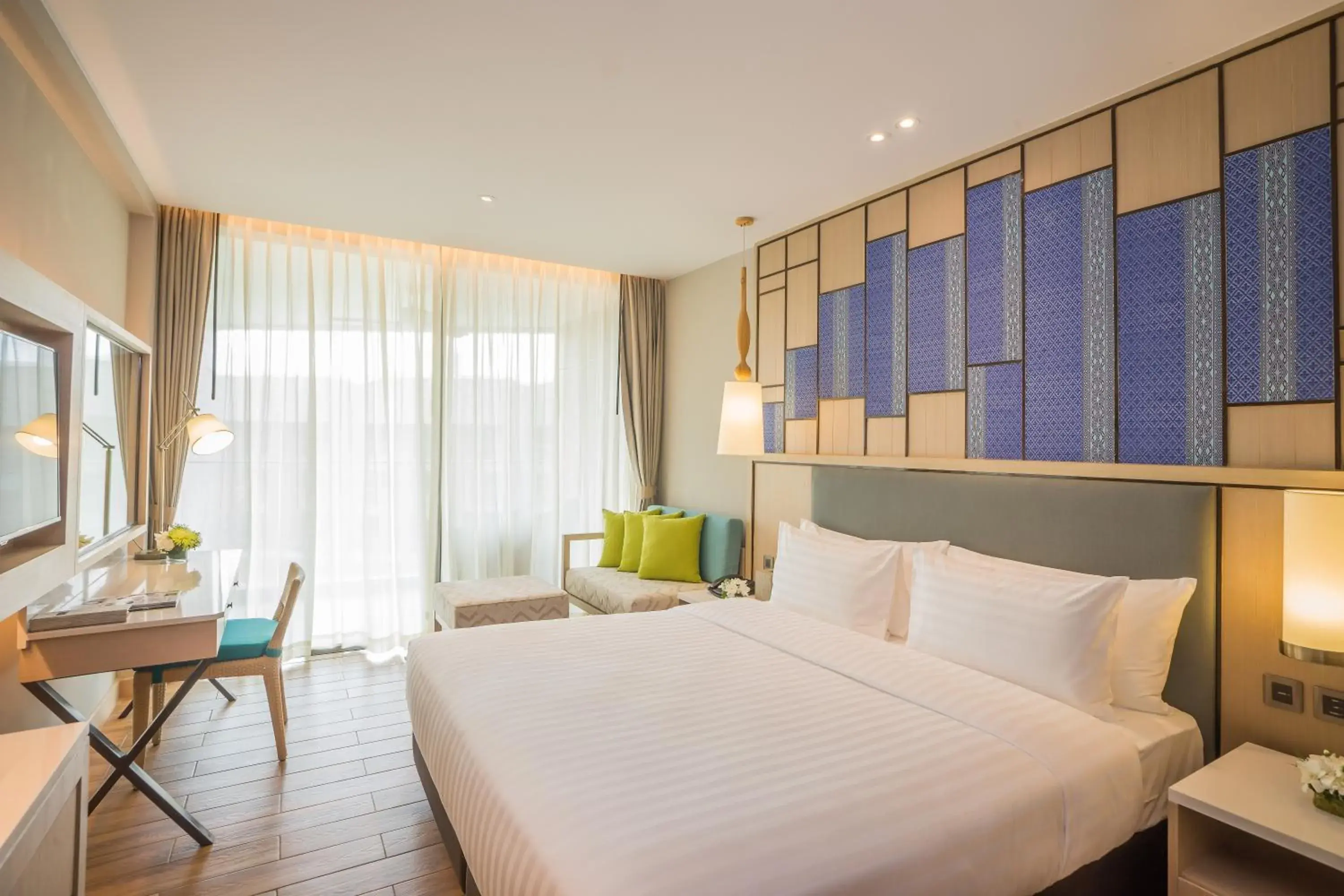 Decorative detail, Bed in Avani+ Hua Hin Resort Decorative detail, Bed in Avani+ Hua Hin Resort