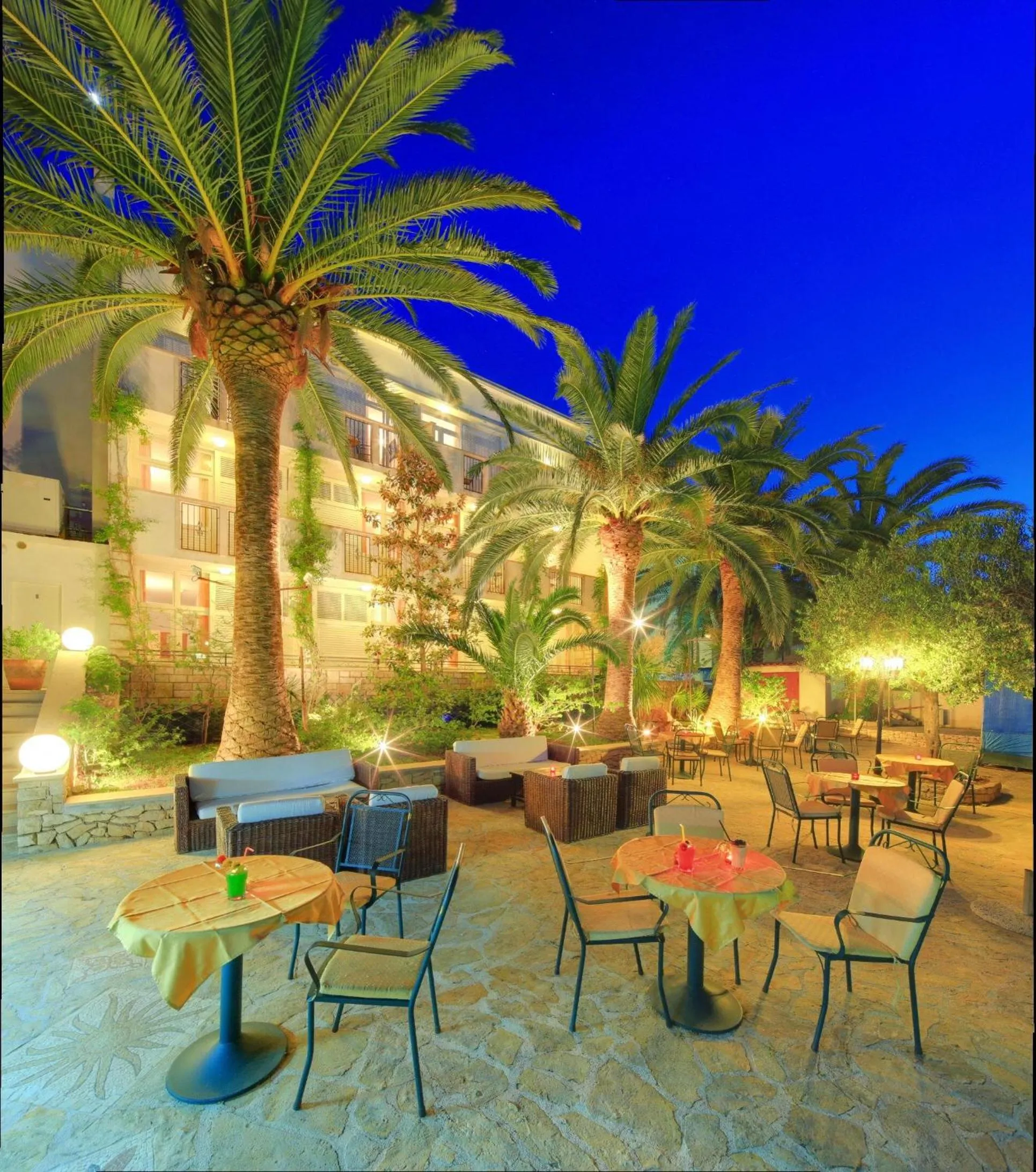 Patio in Hotel Villa Adriatica - Adults Only