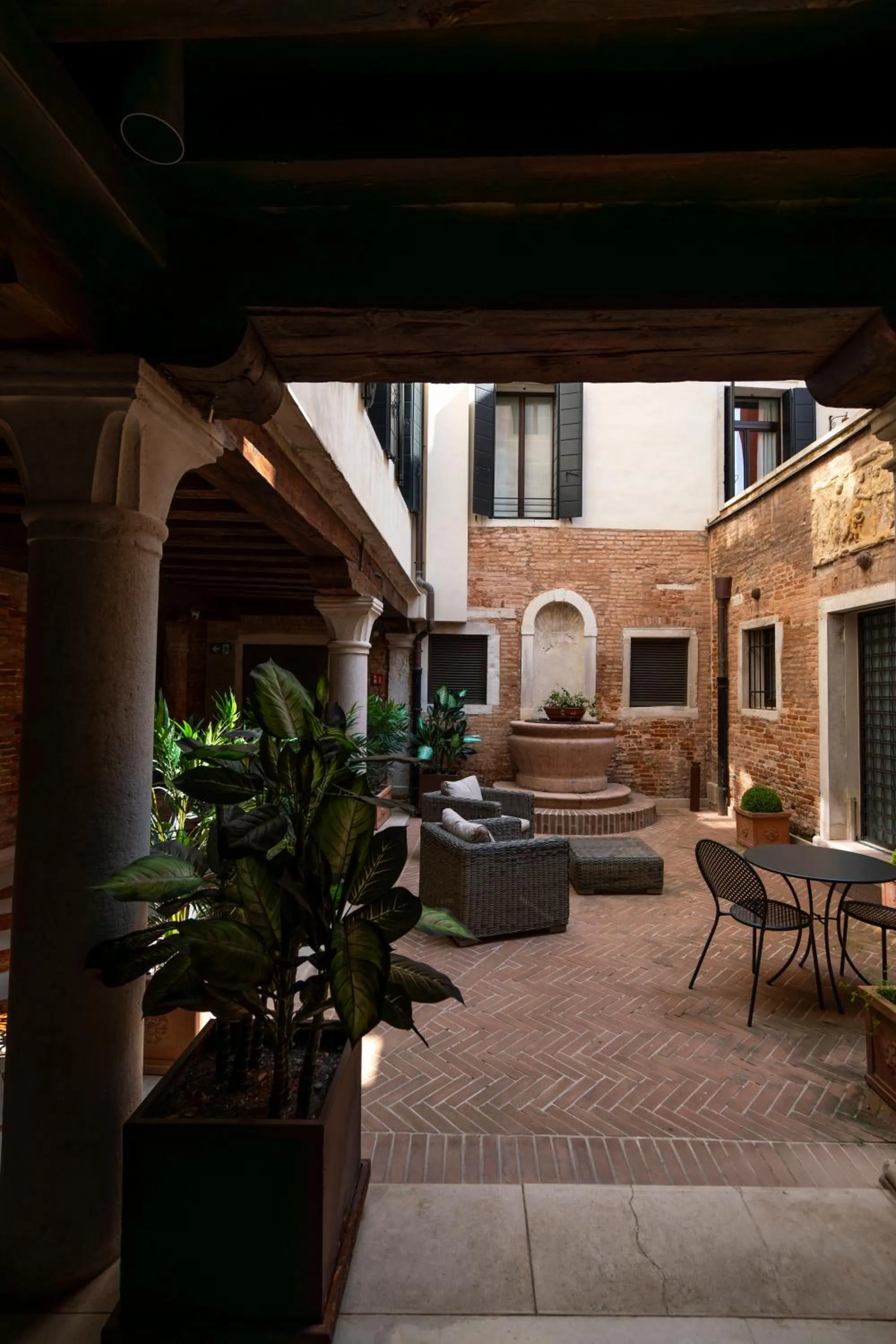 Patio in Palazzo Morosini Degli Spezieri - Lifestyle Apartments