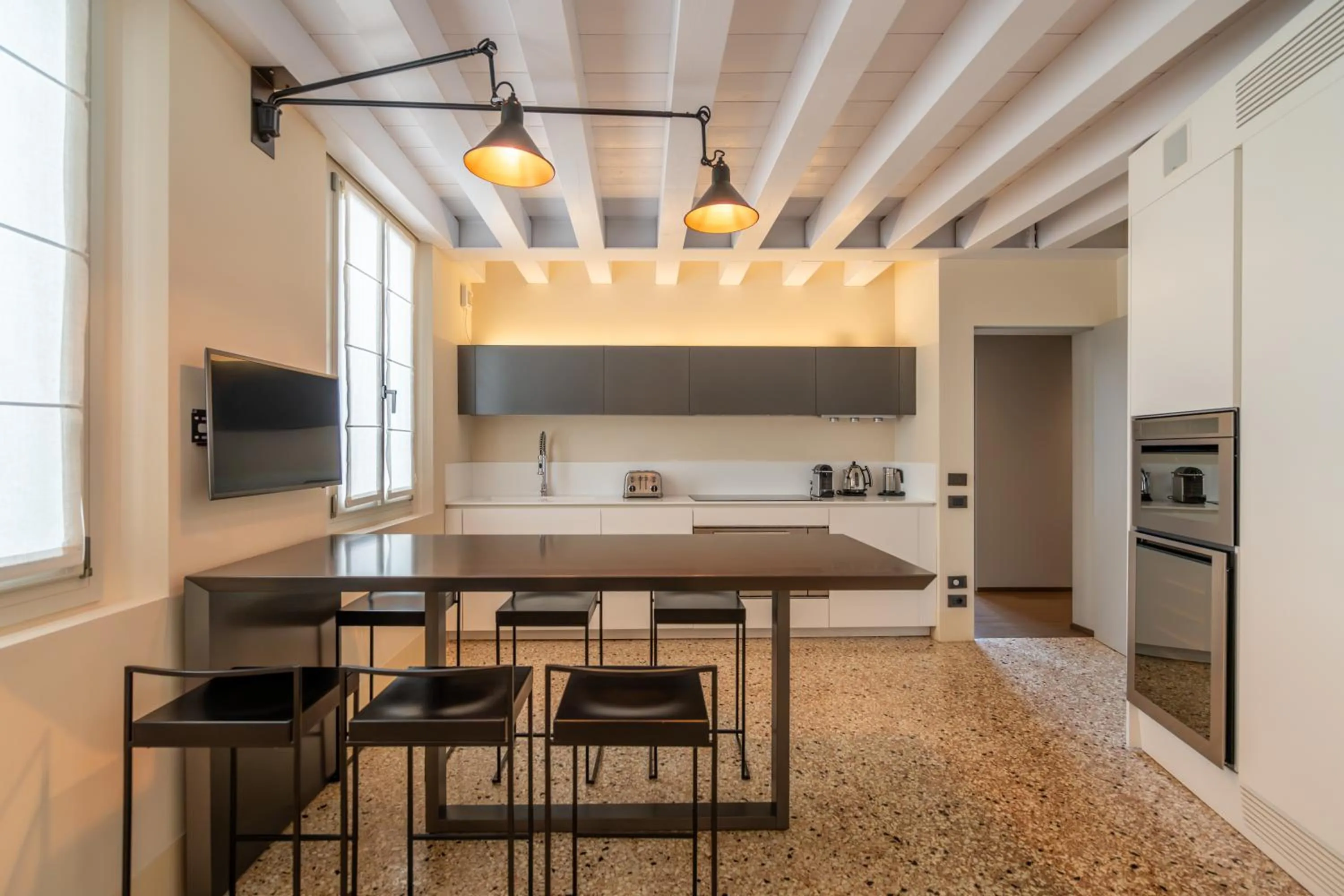 Kitchen or kitchenette in Palazzo Morosini Degli Spezieri - Lifestyle Apartments